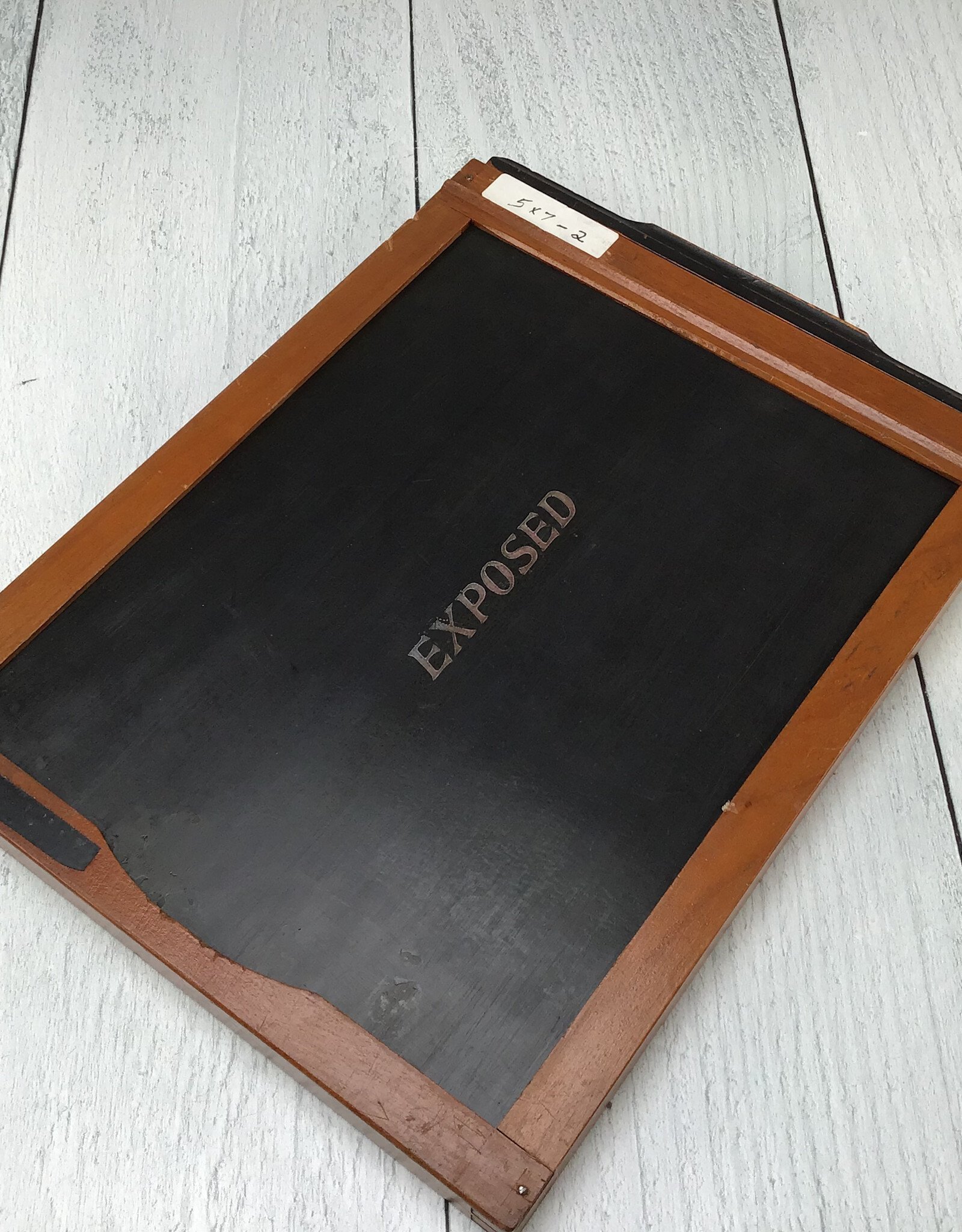 Premo 6..5x8.5 Plate Holder w/ Kodak 5x7 Film Adapters Used Fair