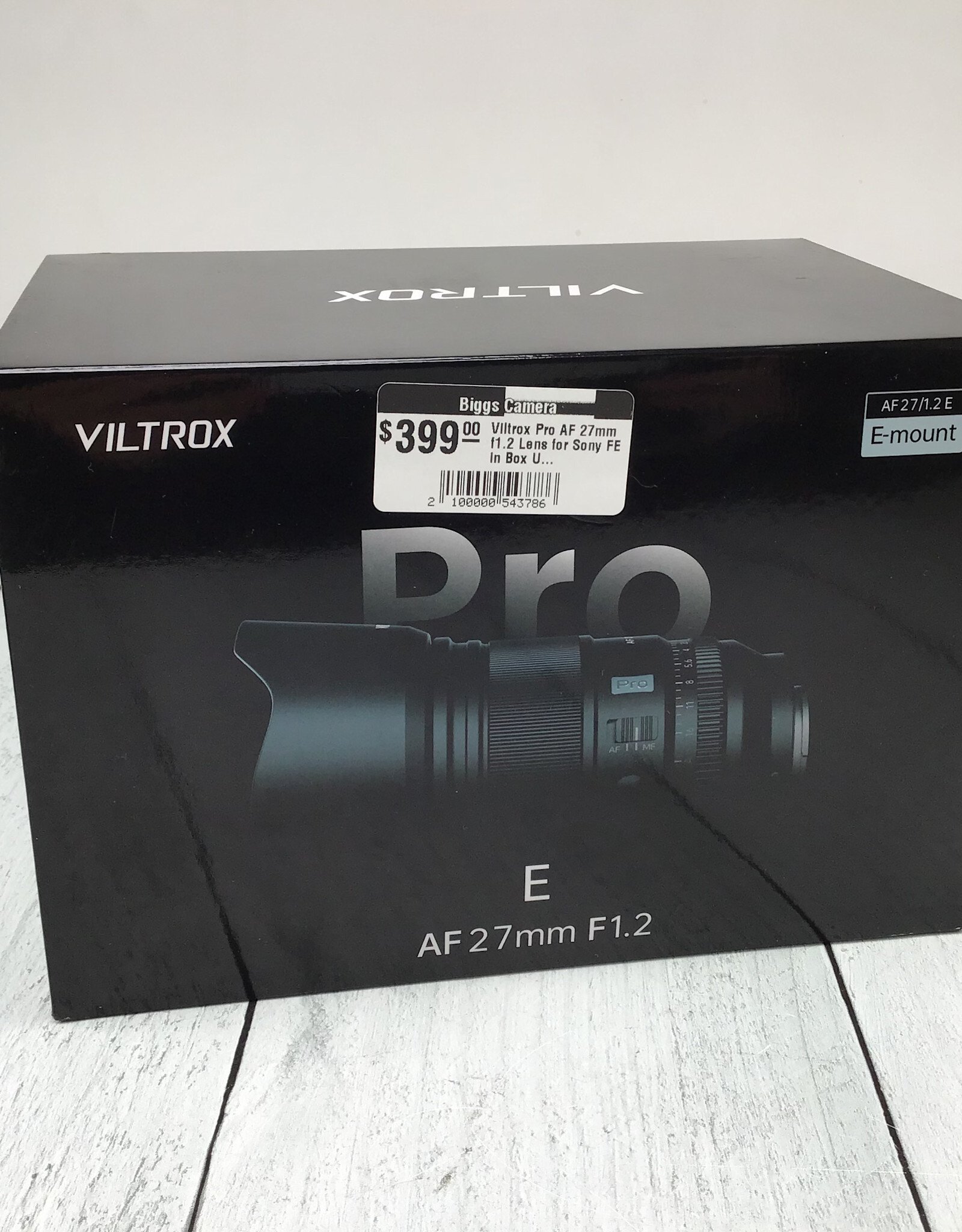 Viltrox Viltrox Pro AF 27mm f1.2 Lens for Sony FE in Box Used Good