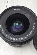 CANON Canon EF-S 10-18mm f4.5-5.6 IS STM Lens Used Good