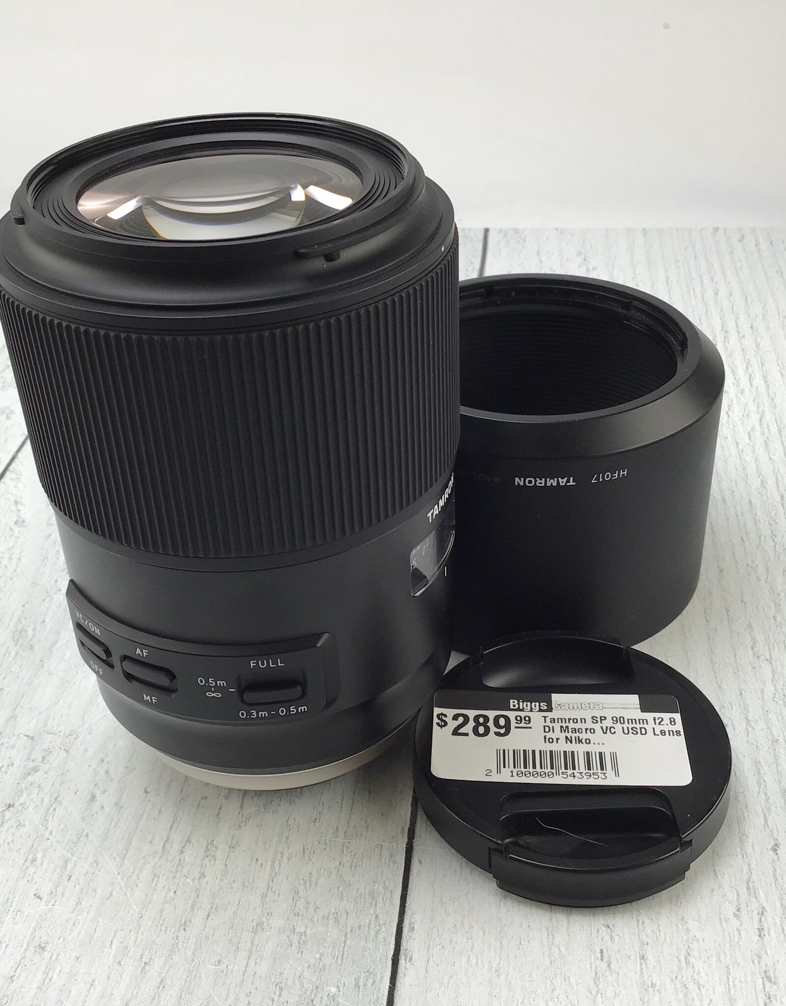 TAMRON Tamron SP 90mm f2.8 Di Macro VC USD Lens for Nikon F Used Good