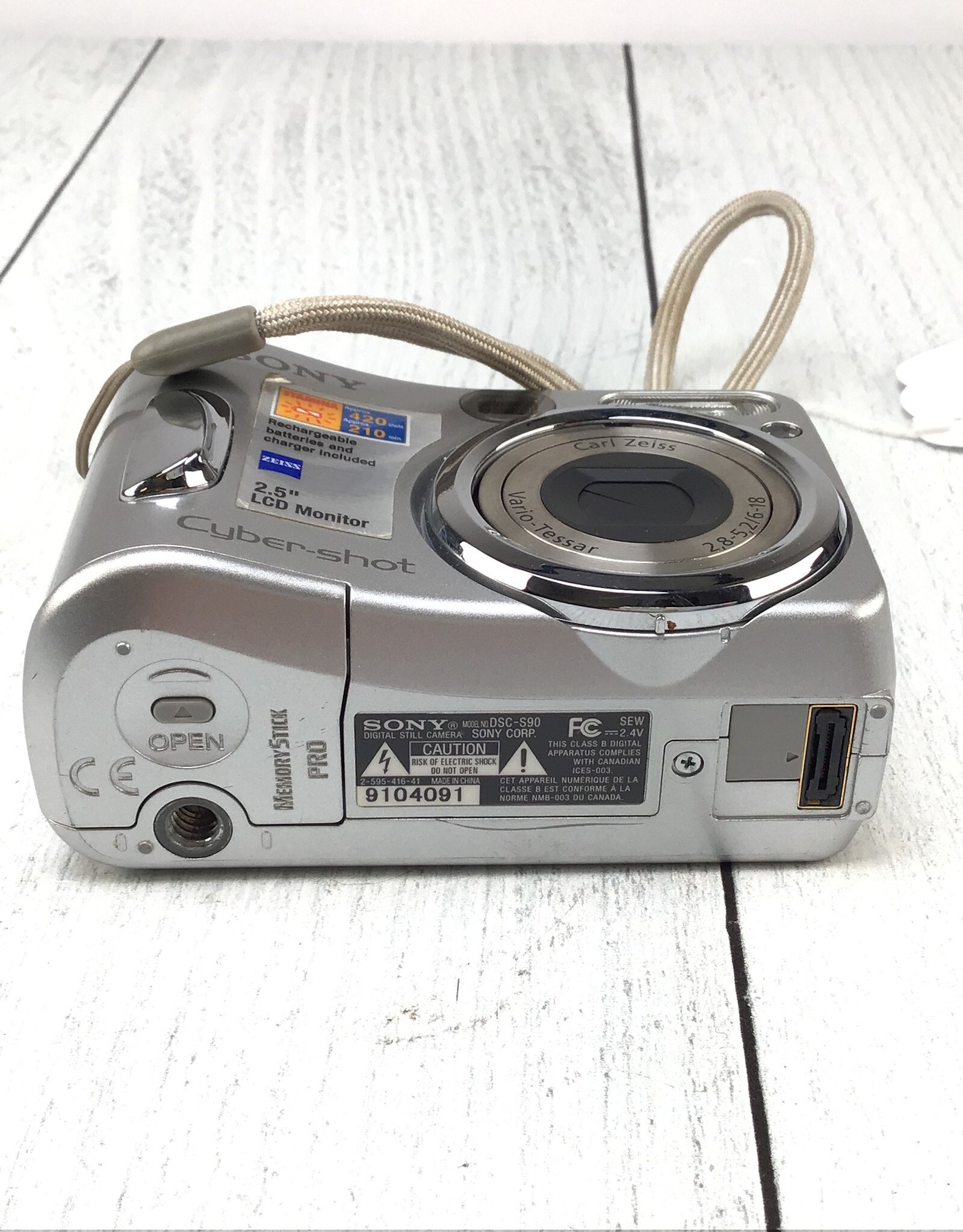 SONY Sony Cybershot DSC-S90 Camera Used Good