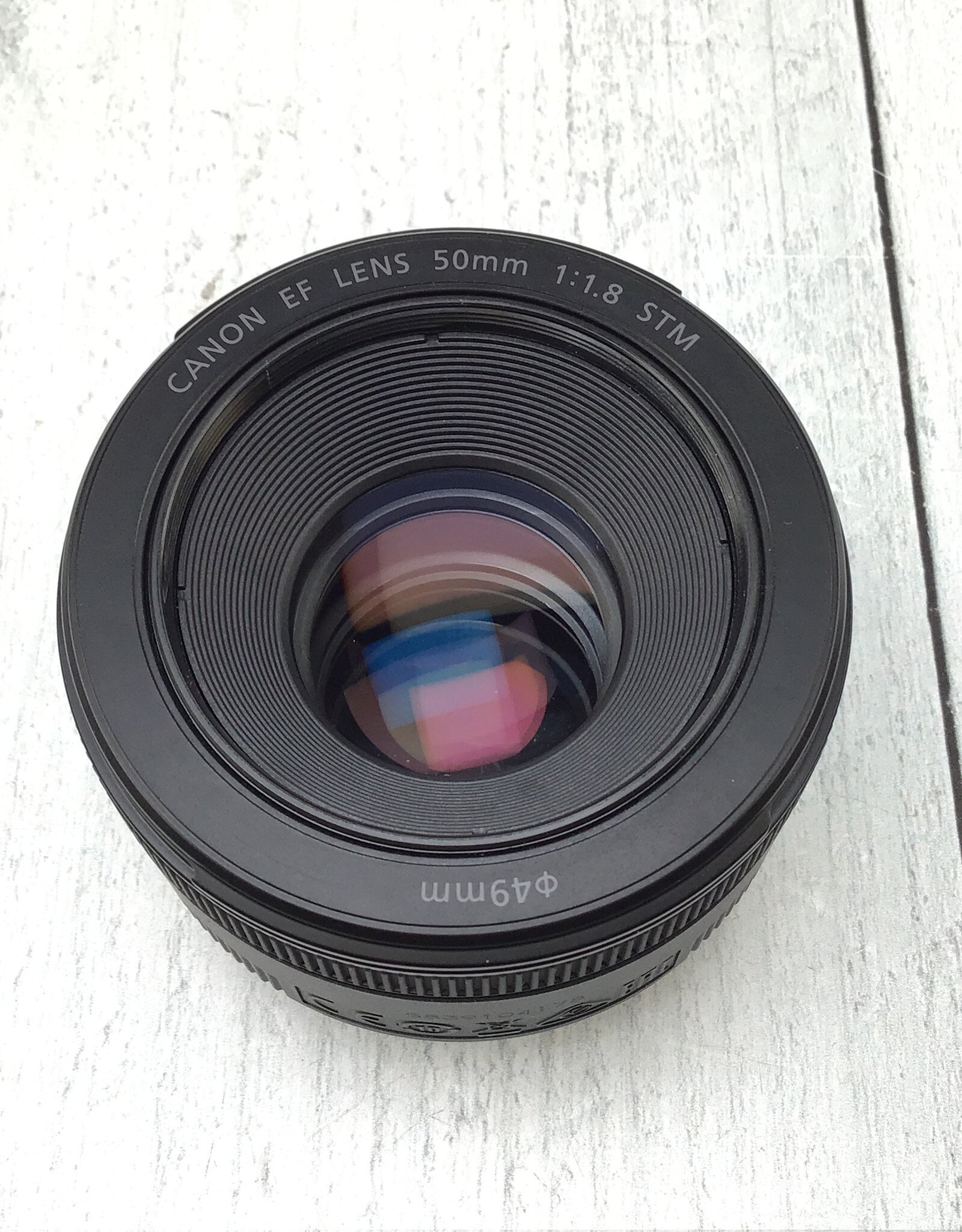 CANON Canon EF 50mm f1.8 STM Lens in Box Used EX