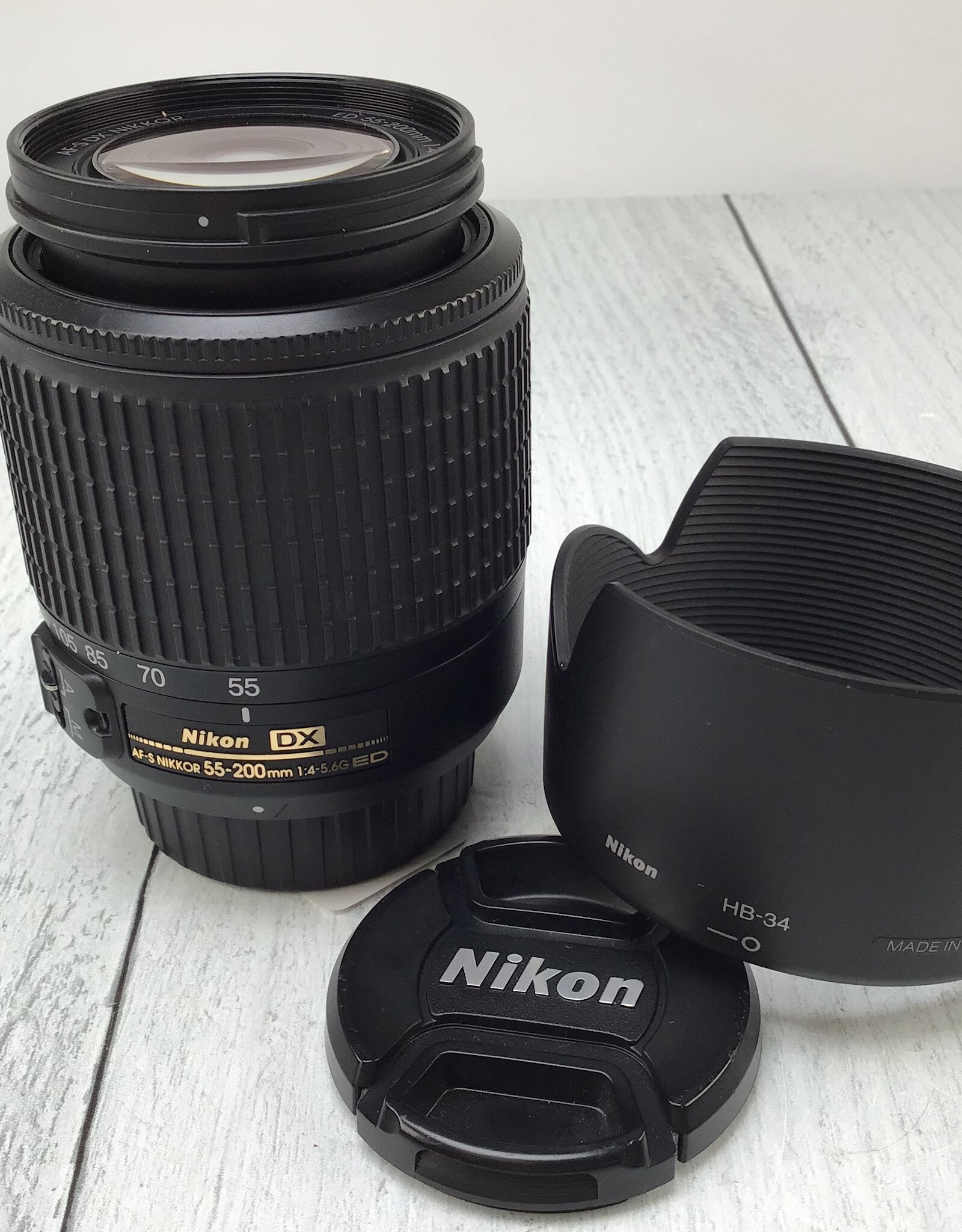 NIKON Nikon DX AF-S Nikkor 55-200mm f4-5.6G Lens Used Good