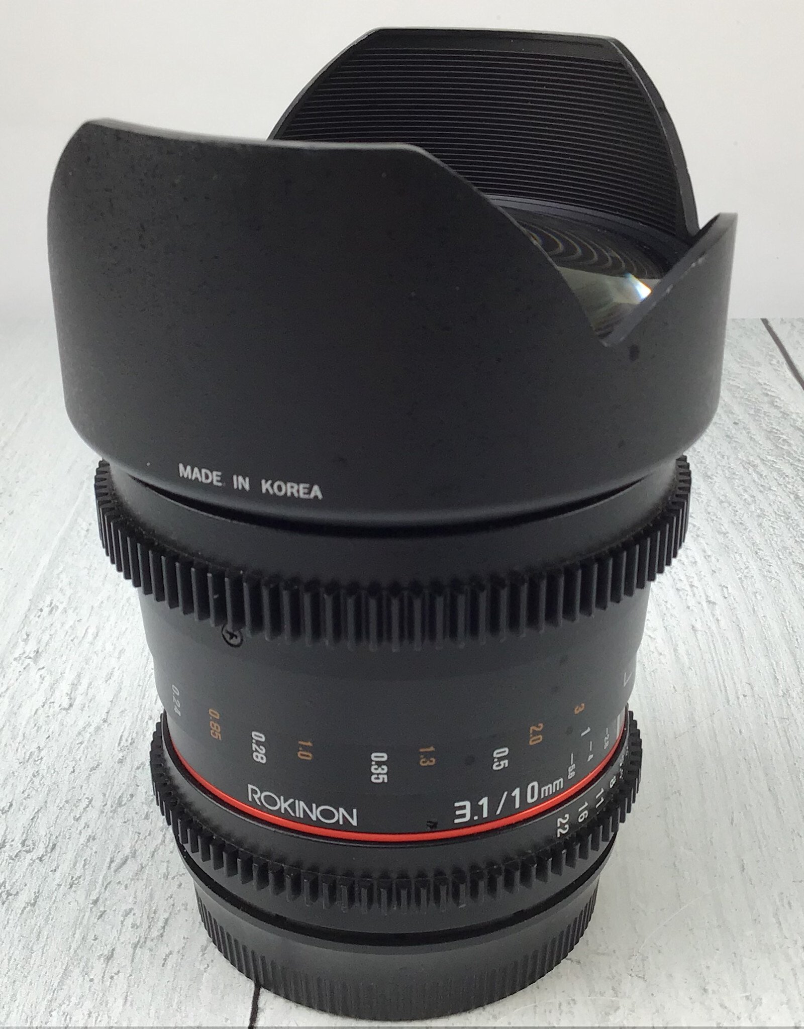 ROKINON Rokinon 10mm T3.1 Cinema Lens for Canon EF Used Good