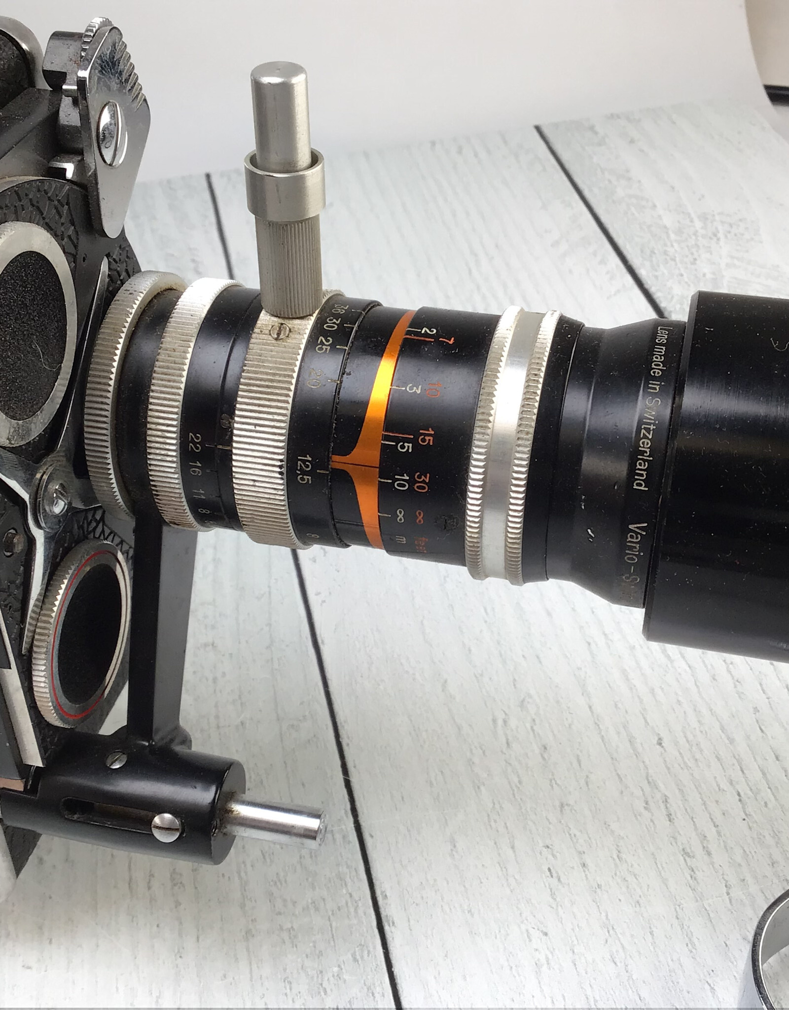 Bolex Bolex H8 16mm Camera w/ Switar 8-35mm Untested Used AS IS