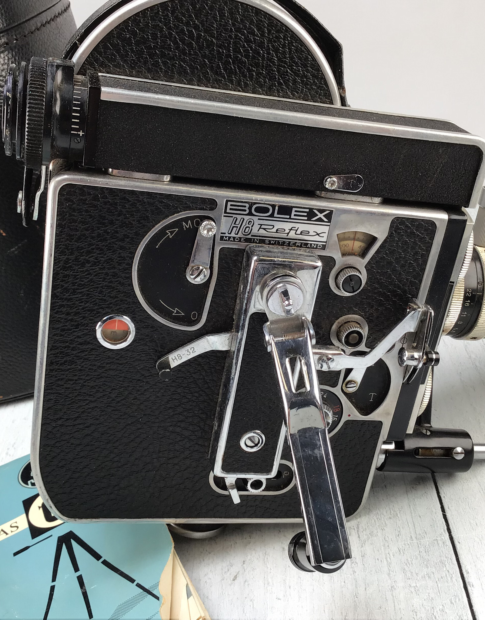 Bolex Bolex H8 16mm Camera w/ Switar 8-35mm Untested Used AS IS