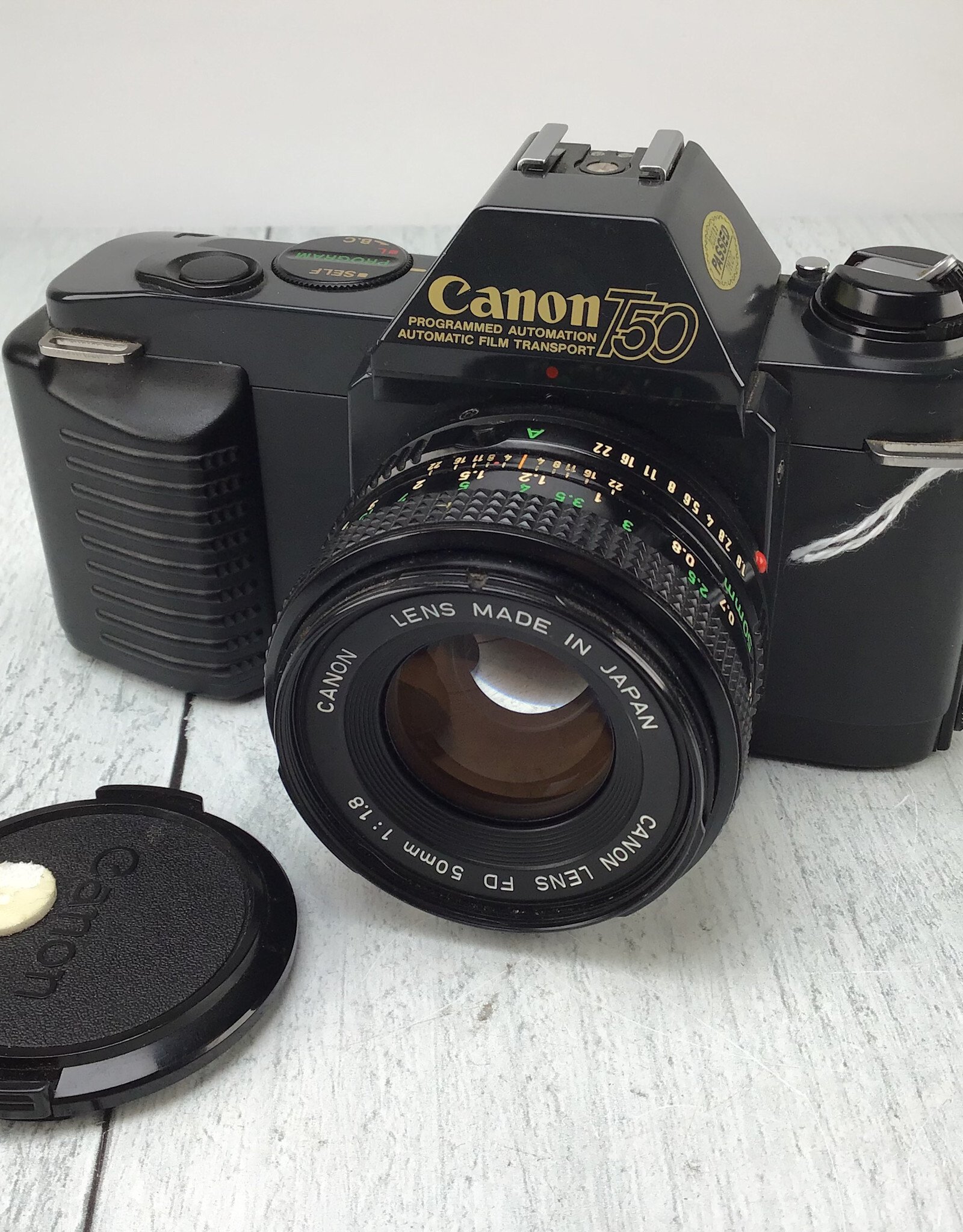 CANON Canon T50 Camera with 50mm f1.8 Lens Used Fair