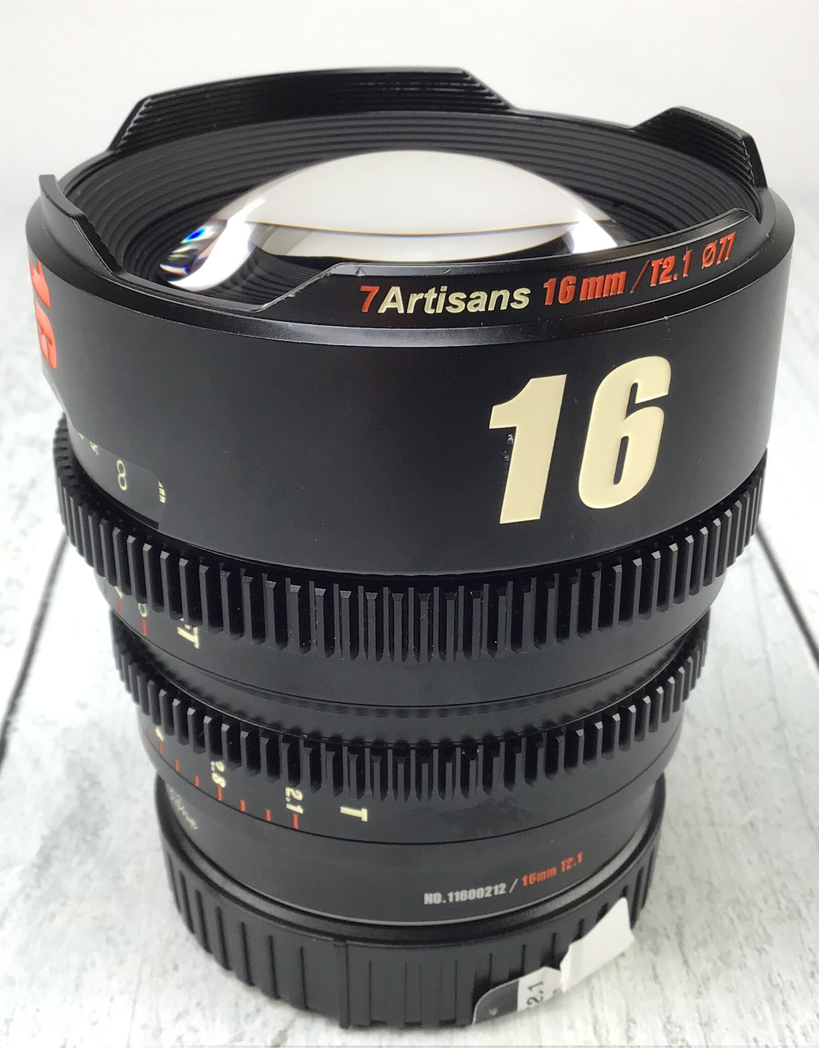 7artisans 7Artisans 16mm T2.1 Cinema Lens Canon RF Mount Used Good
