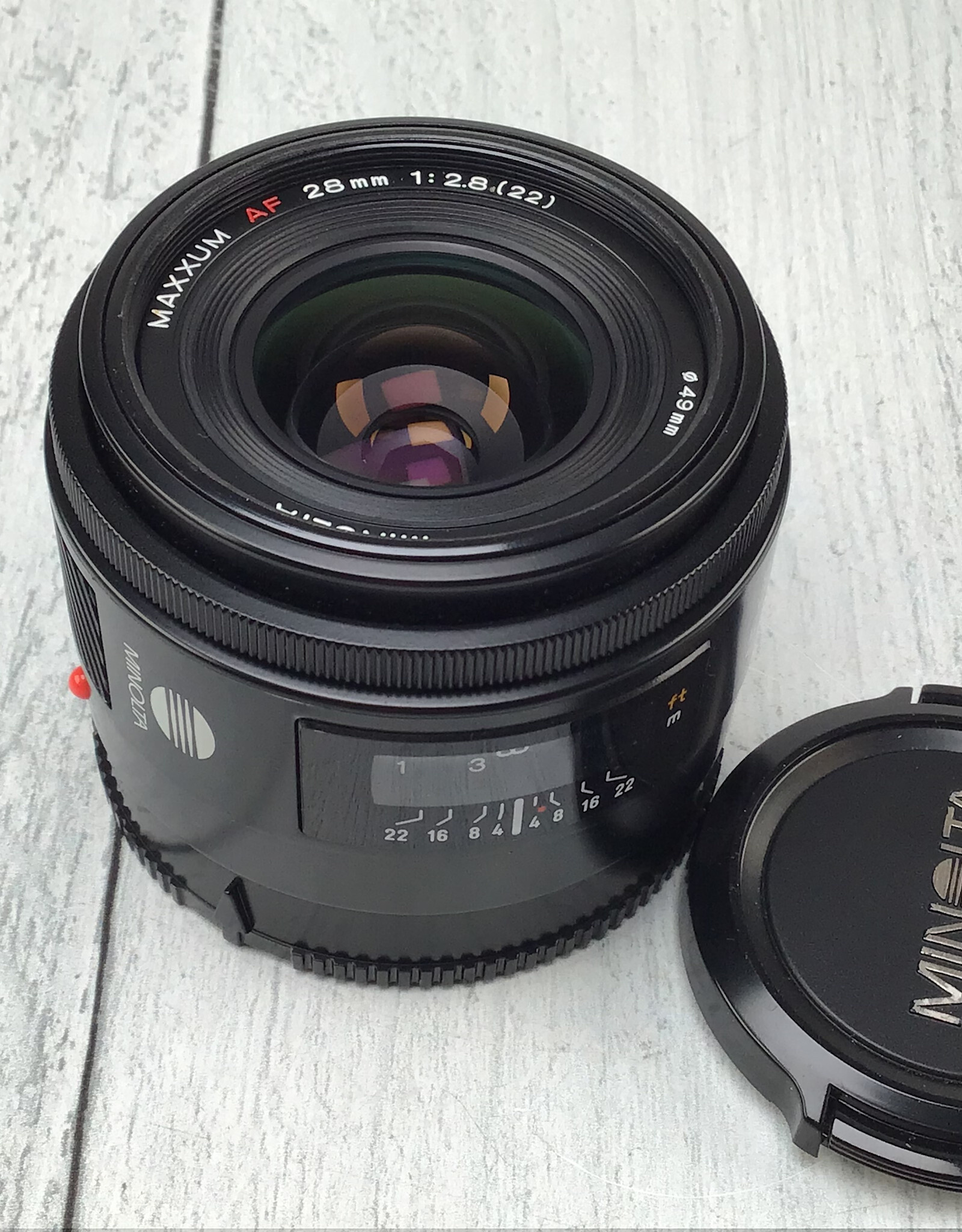 Minolta Minolta Maxxum AF 28mm f2.8 Lens Used Good