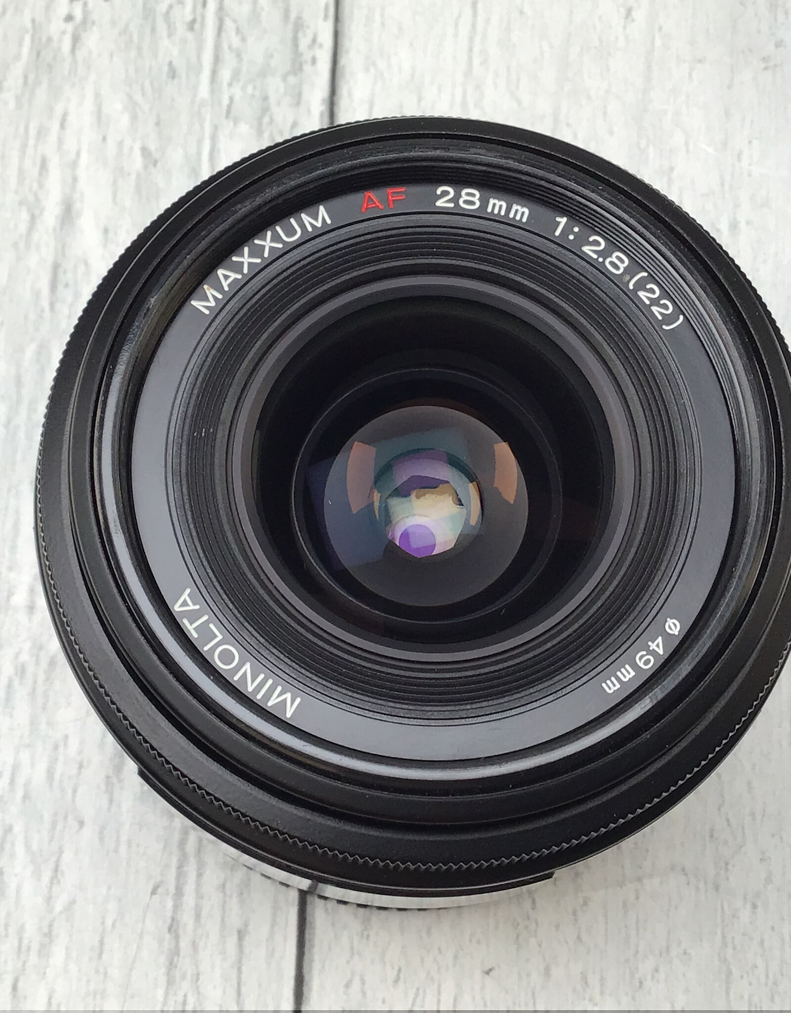 Minolta Minolta Maxxum AF 28mm f2.8 Lens Used Good