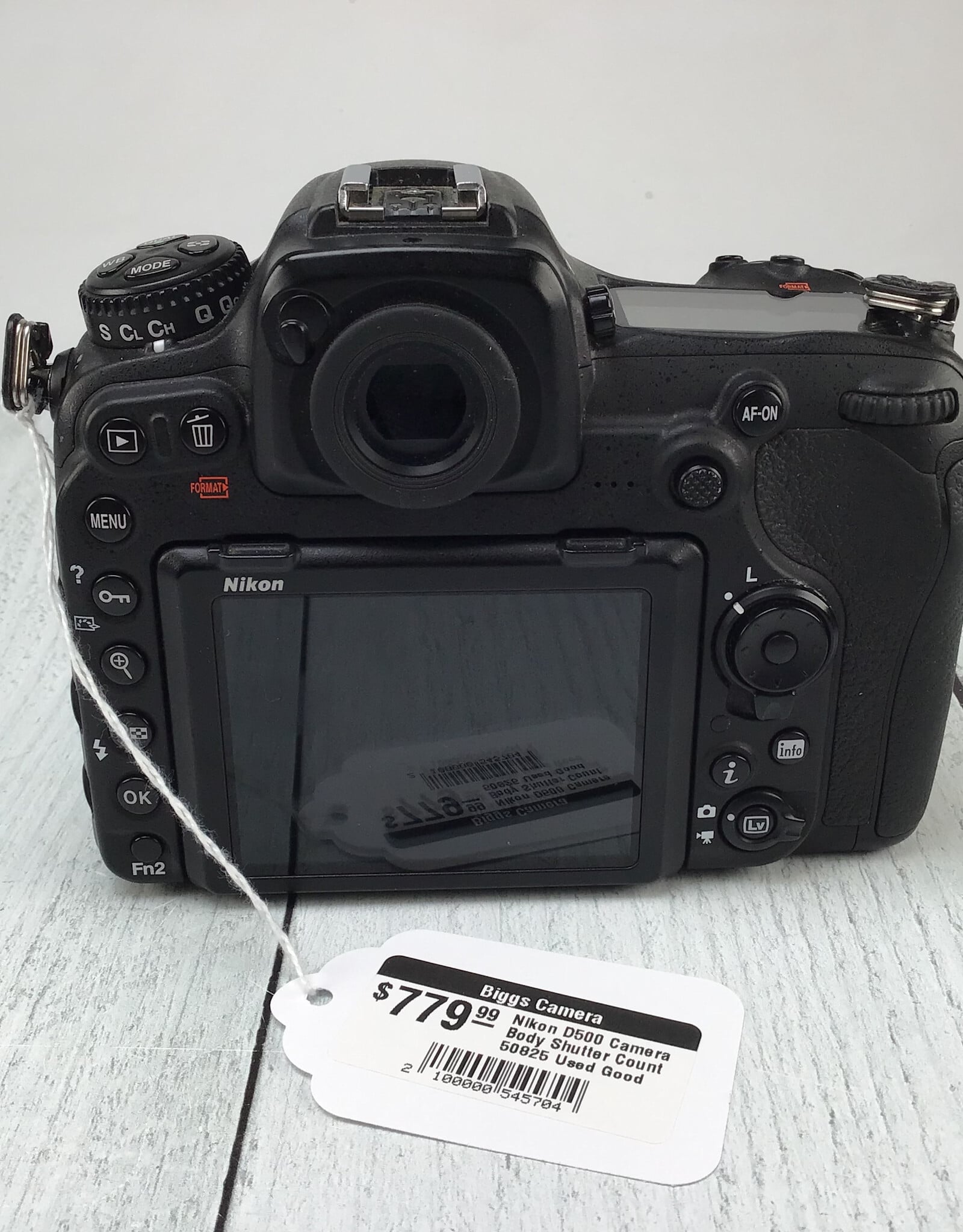 NIKON Nikon D500 Camera Body Shutter Count 50825 Used Good