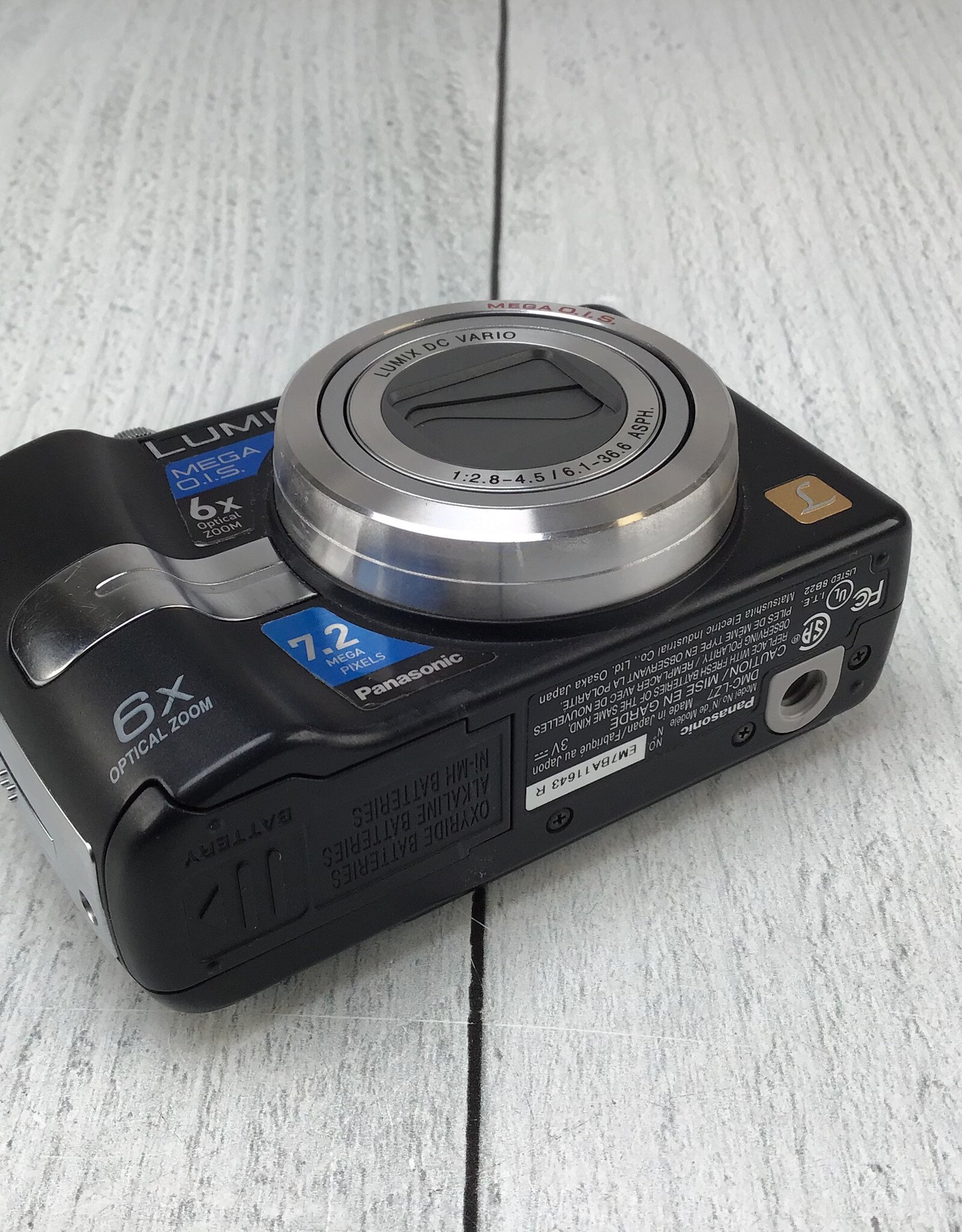 PANASONIC Panasonic DMC-LZ7 Digital Camera Used Good