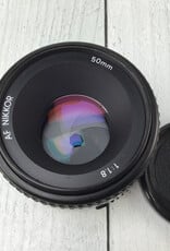 NIKON Nikon AF Nikkor 50mm f1.8 Lens Used Good