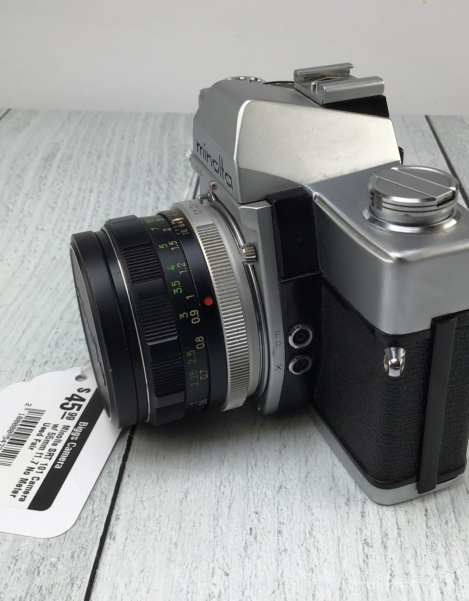 Minolta Minolta SRT 101 Camera w/ 55mm f1.7 No Meter Used Fair