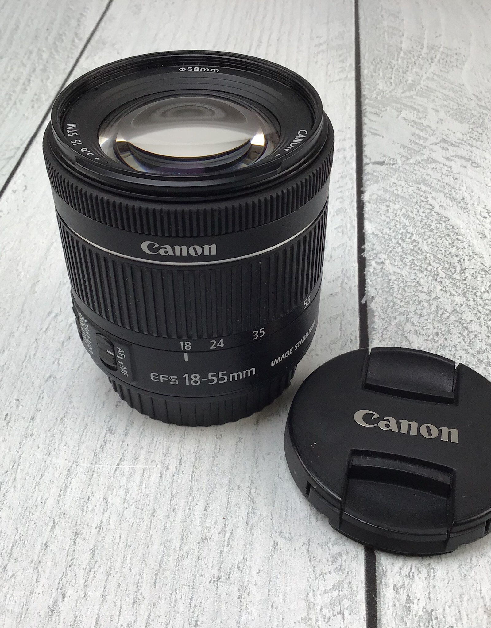 CANON Canon EF-S 18-55mm f4-5.6 IS STM Lens Used Good