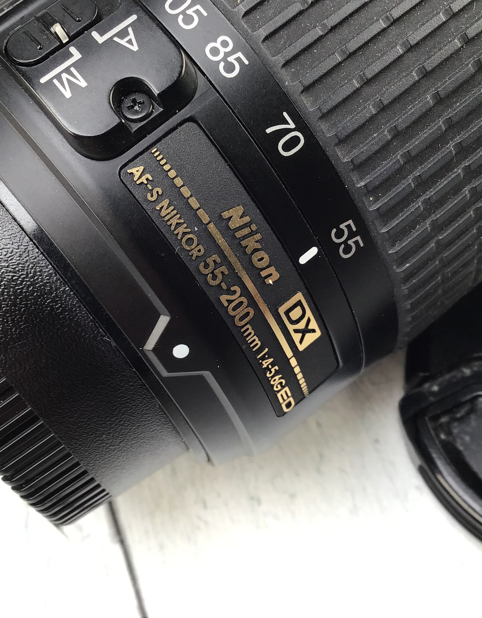 NIKON Nikon DX AF-S Nikkor 55-200mm f4-5.6 ED Lens Used Good