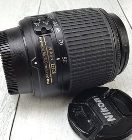 NIKON Nikon DX AF-S Nikkor 55-200mm f4-5.6 ED Lens Fungus Used AS-IS