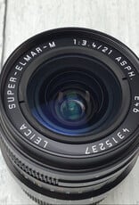 Leica Leica Super Elmar M 21mm f3.4 ASP Lens in Box Used Good