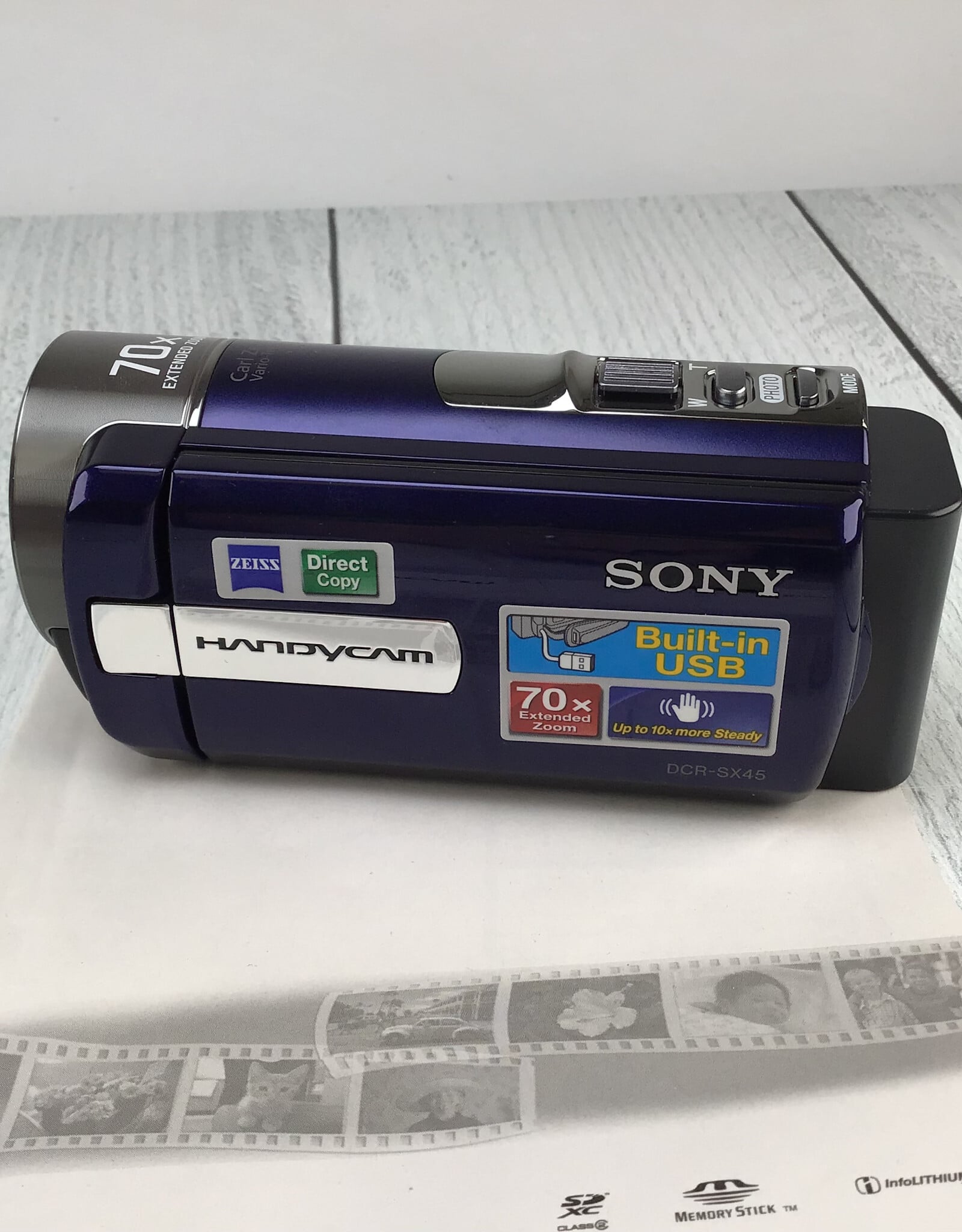 SONY Sony Handycam DCR-SX45 Camcorder Used Good
