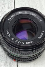 CANON Canon FD 50mm f1.8 Lens No Caps Used Good