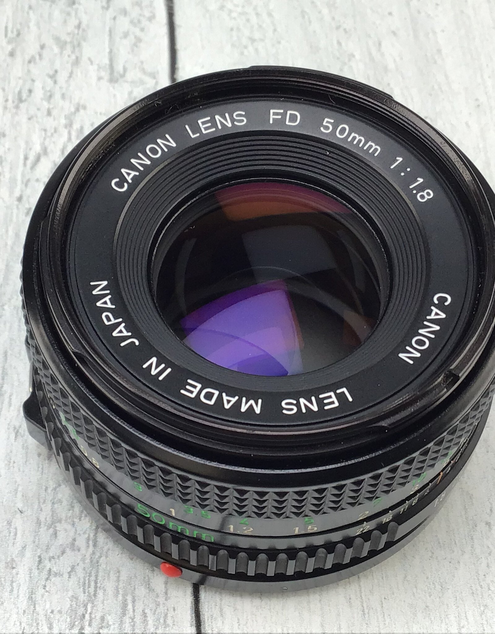 CANON Canon FD 50mm f1.8 Lens No Caps Used Good