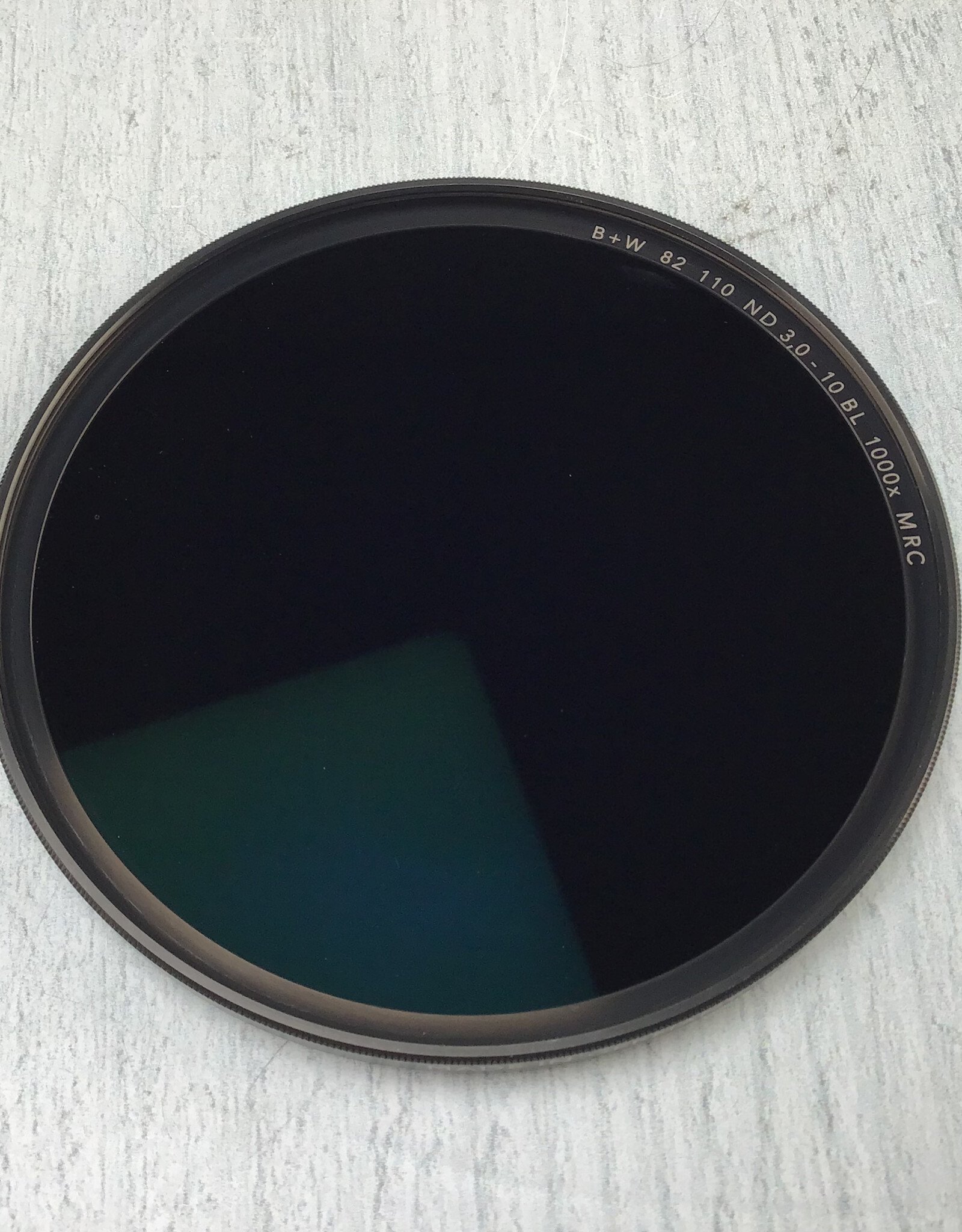 B+W B+W 82mm 110 ND 3.0 10 BL 1000X MRC Neutral Density Filter Used Good