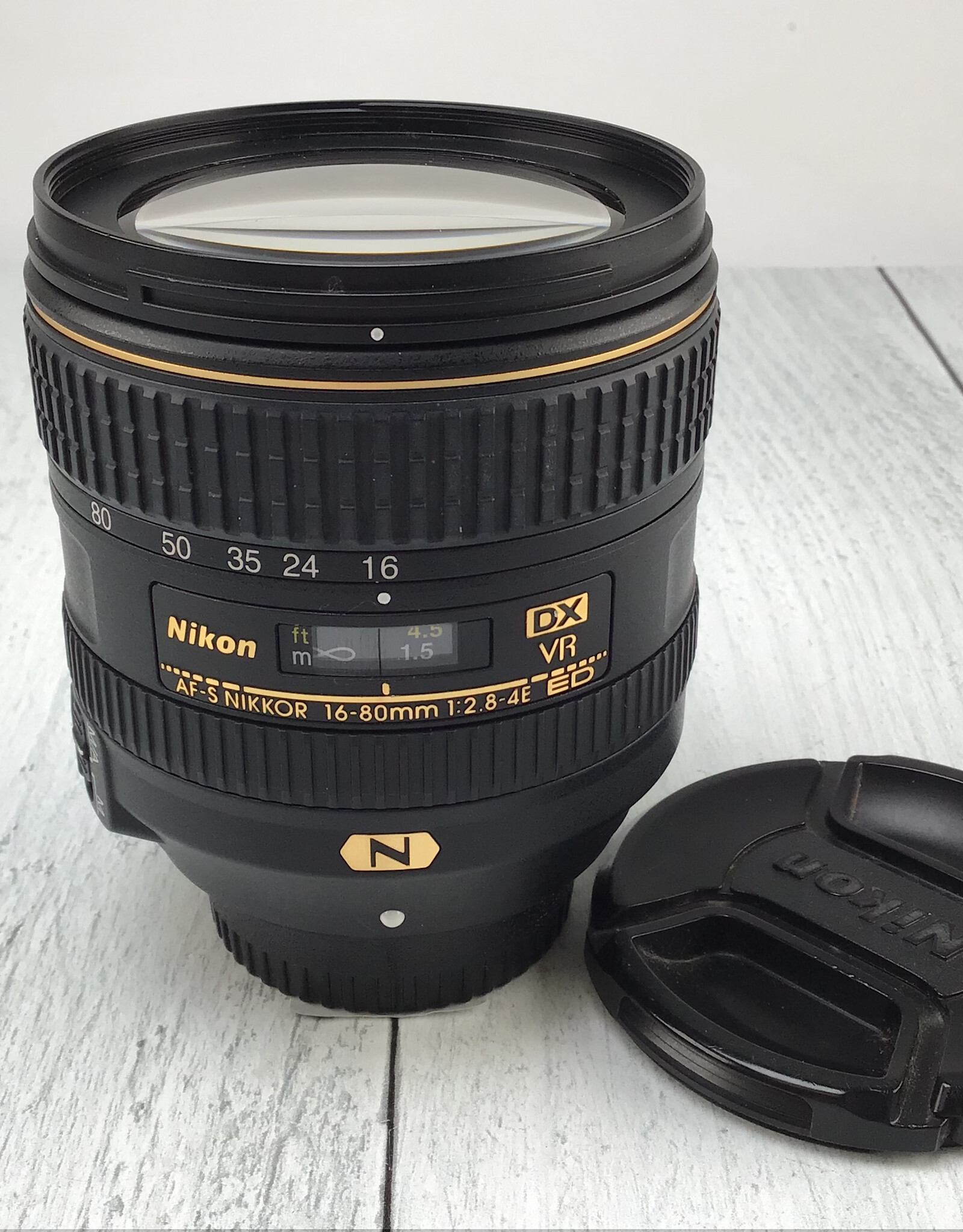 NIKON Nikon DX AF-S Nikkor 16-80mm f2.8-4E VR Lens Used Good