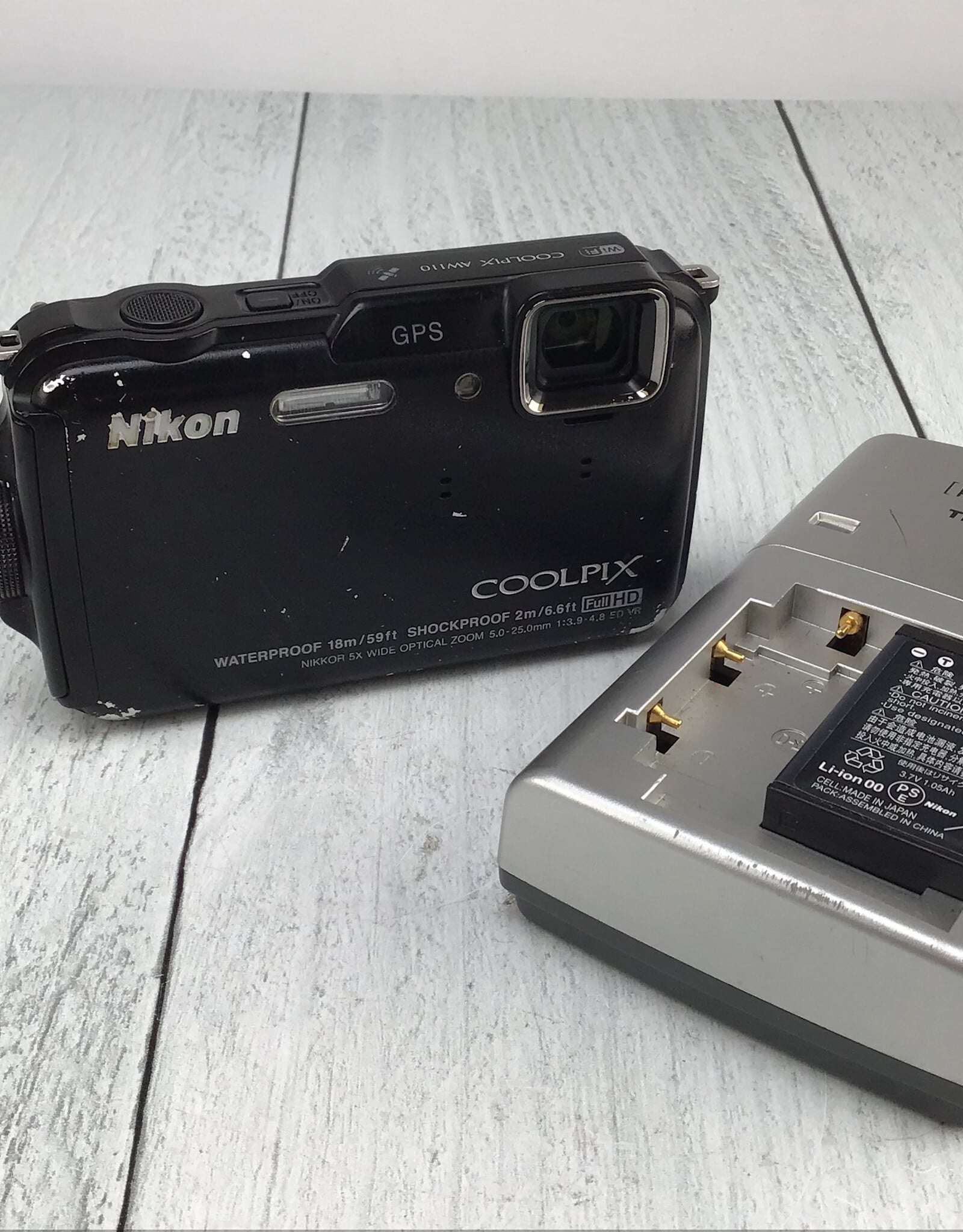 NIKON Nikon Coolpix AW110 Camera w/ Promaster Charger Used Fair