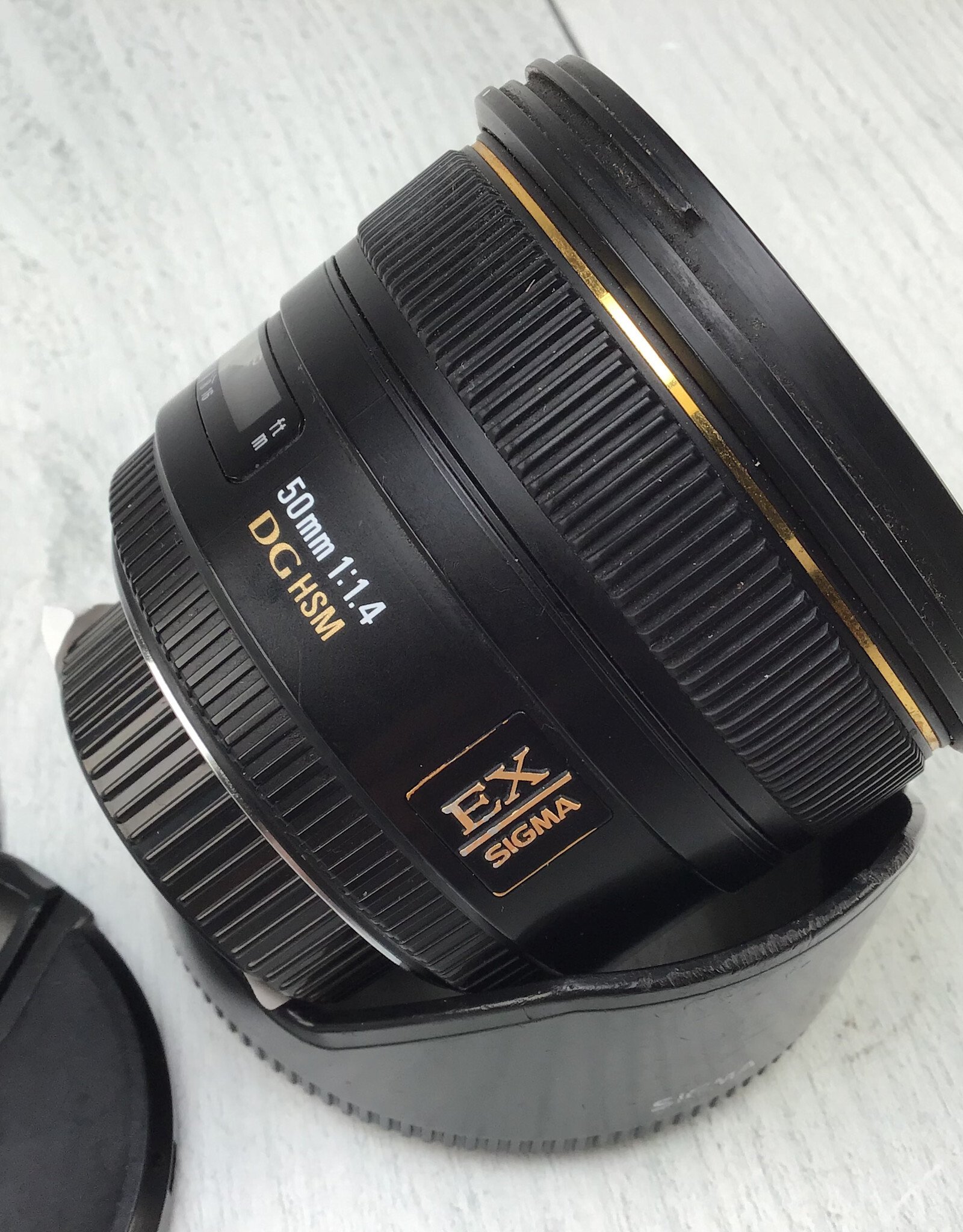 SIGMA Sigma 50mm f1.4 DG HSM EX Lens for Nikon F Used Fair