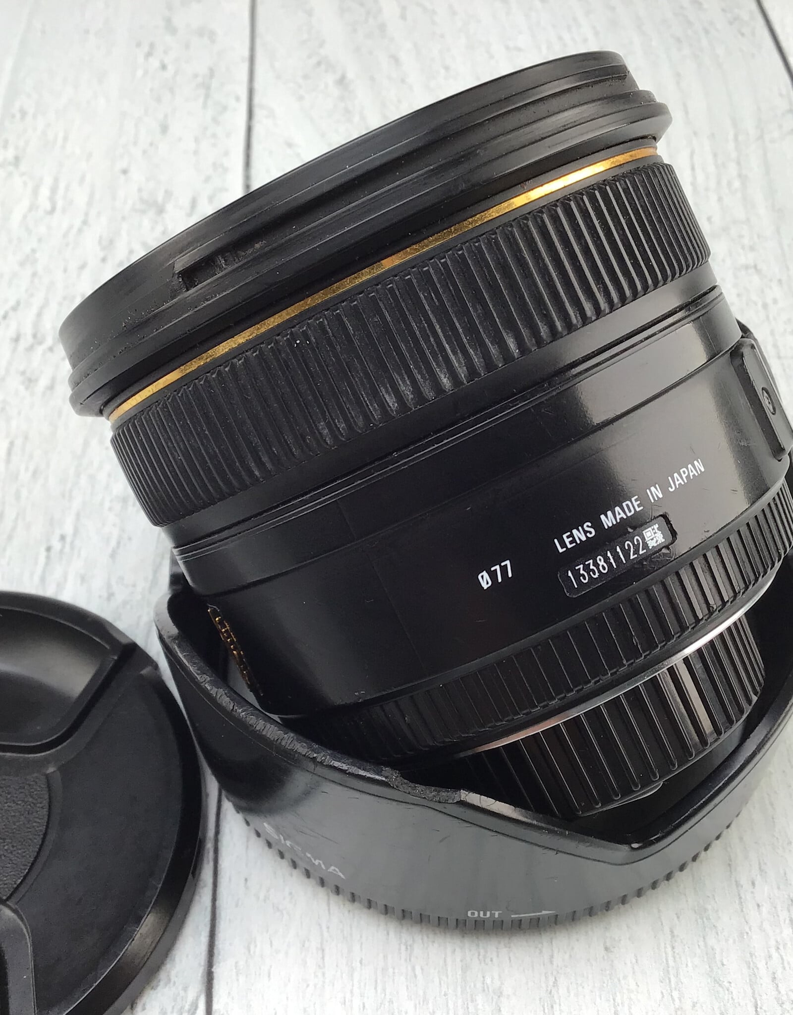 SIGMA Sigma 50mm f1.4 DG HSM EX Lens for Nikon F Used Fair