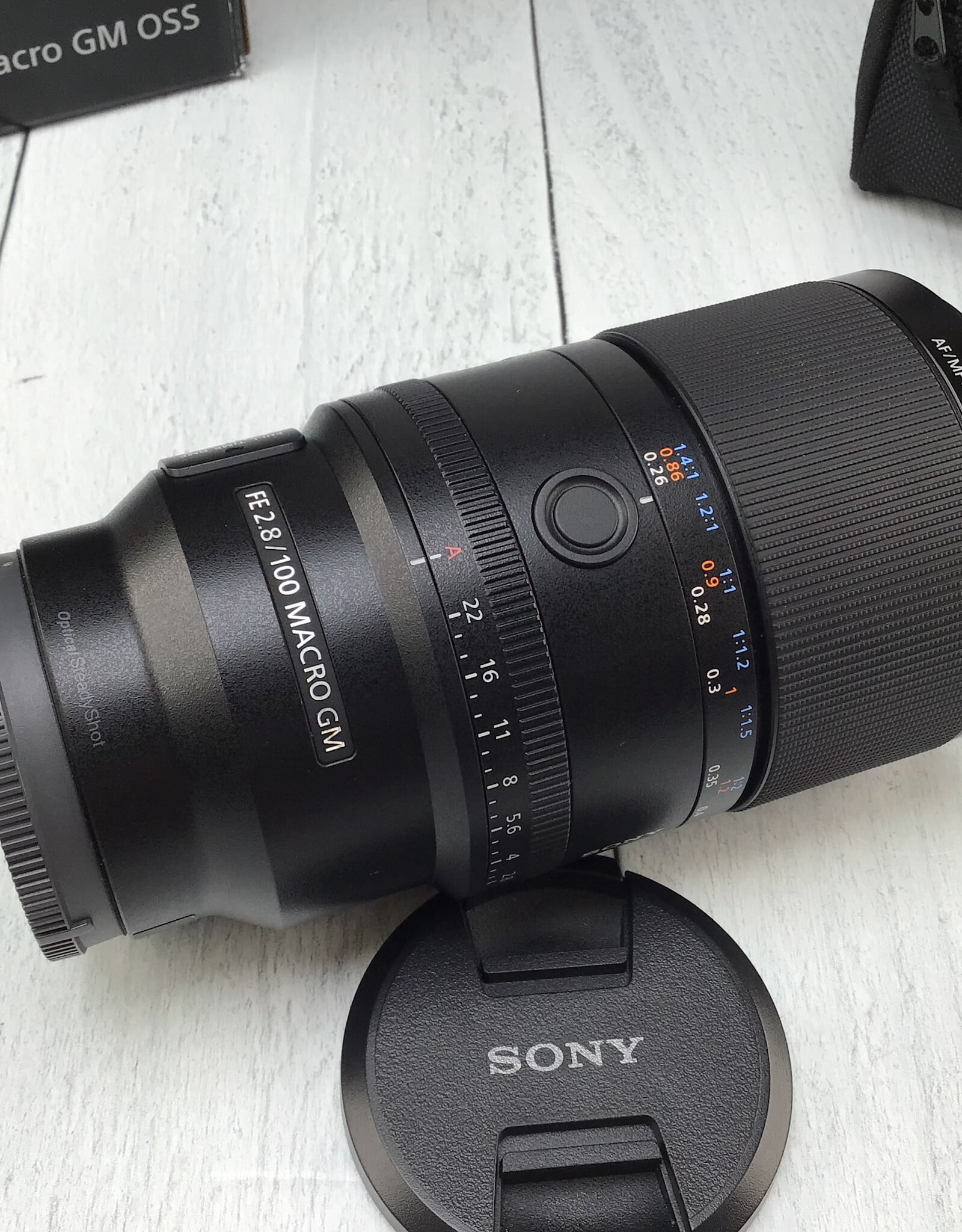 SONY Sony FE 100mm f2.8 Macro GM OSS Lens Used in Box EX