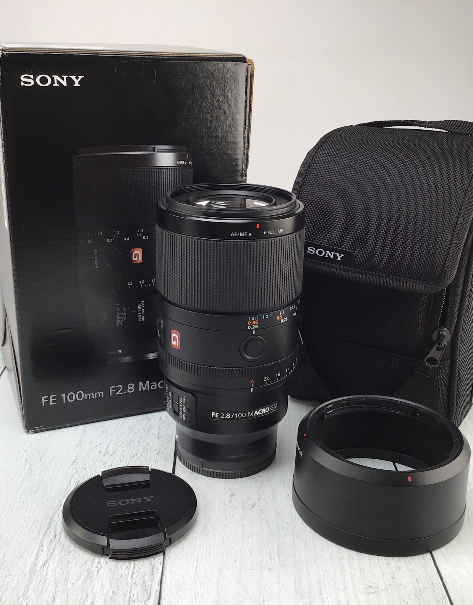 SONY Sony FE 100mm f2.8 Macro GM OSS Lens Used in Box EX