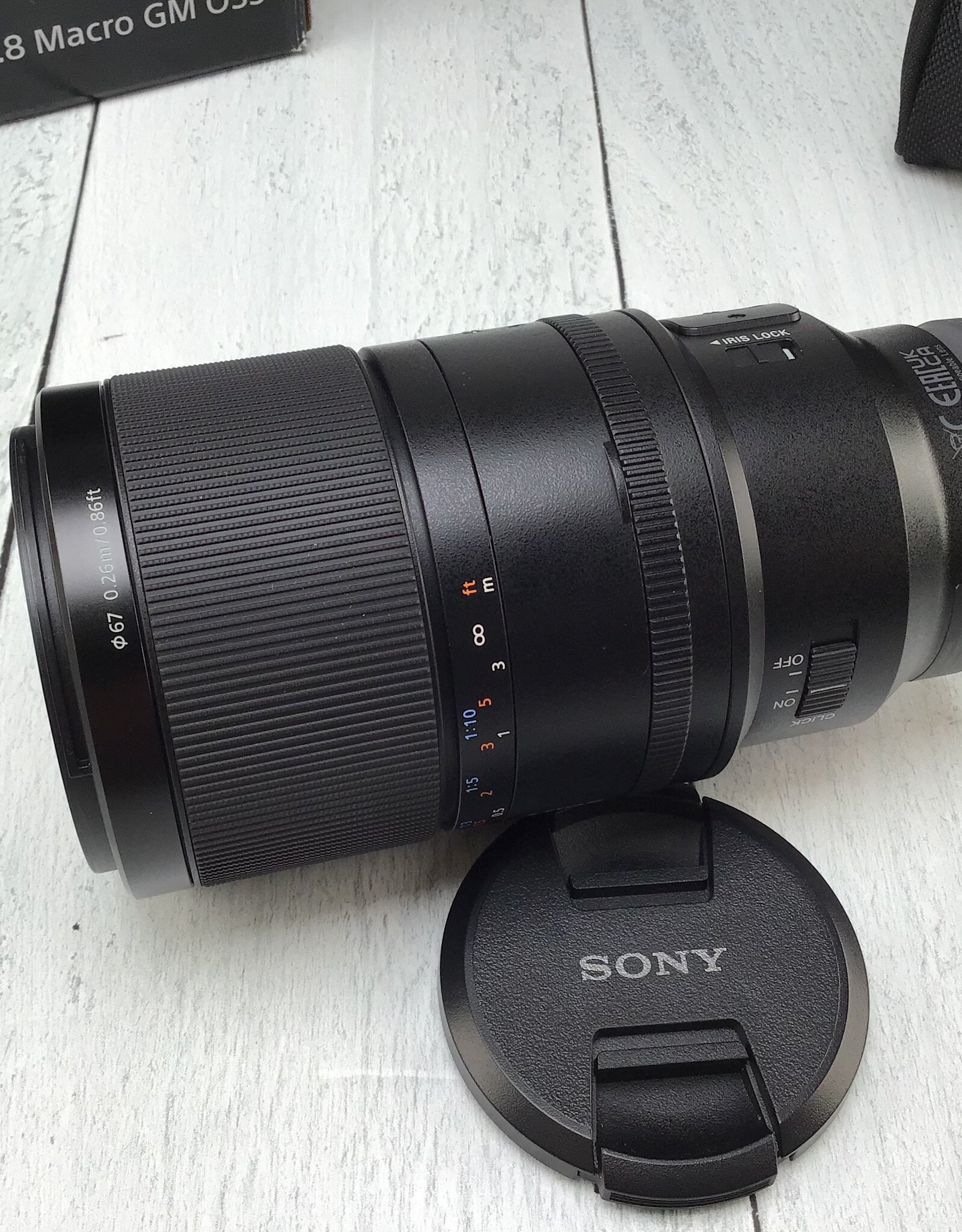 SONY Sony FE 100mm f2.8 Macro GM OSS Lens Used in Box EX