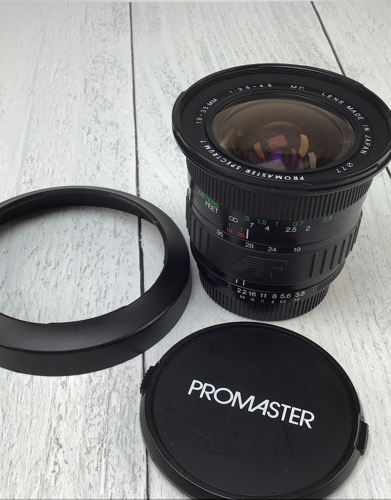Promaster 19-35mm f3.5-4.5 Lens for Nikon F Used Good