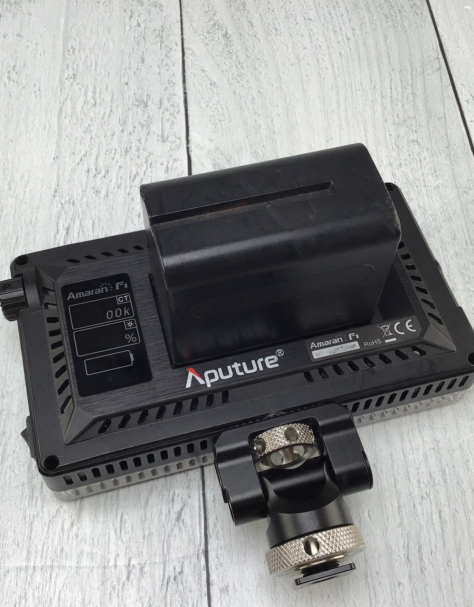 Aputure Aputure Amaran Fi LED Light w/ Battery, SmallRig Mount Used Good