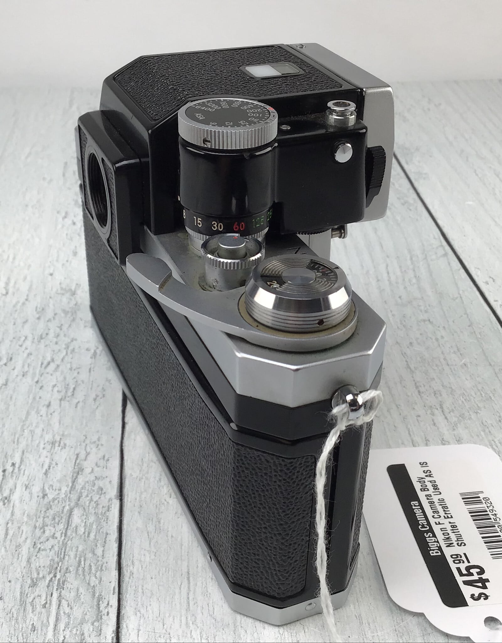 NIKON Nikon F Camera Body Shutter Erratic Used AS IS