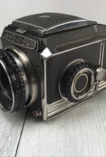 Bronica Zenza Bronica S Camera w/ 75mm f2.8 No Dark Slide Used Good