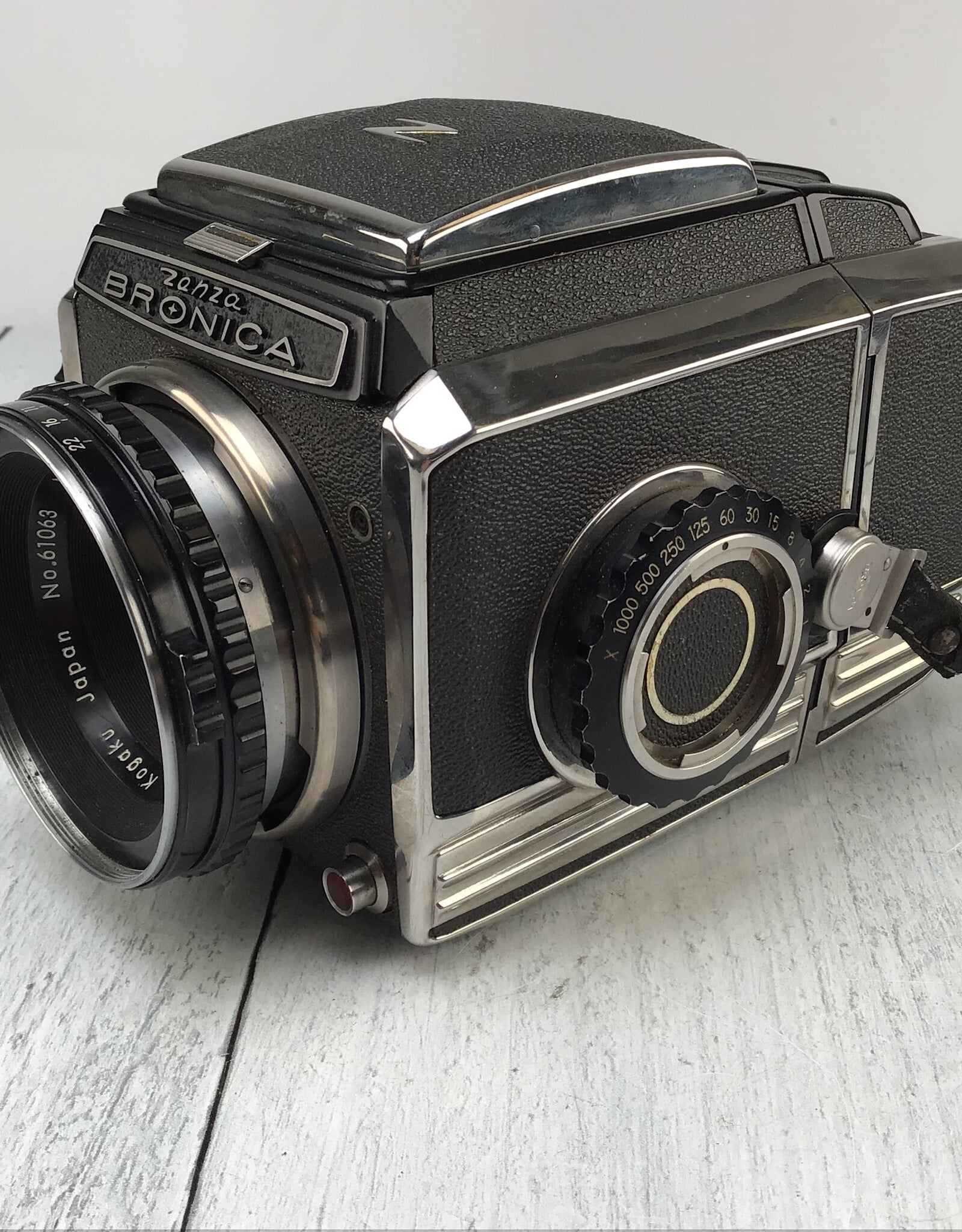 Bronica Zenza Bronica S Camera w/ 75mm f2.8 No Dark Slide Used Good