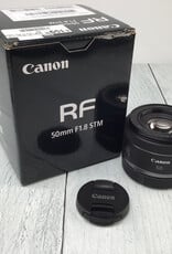 CANON Canon RF 50mm f1.8 STM Lens in Box Used EX