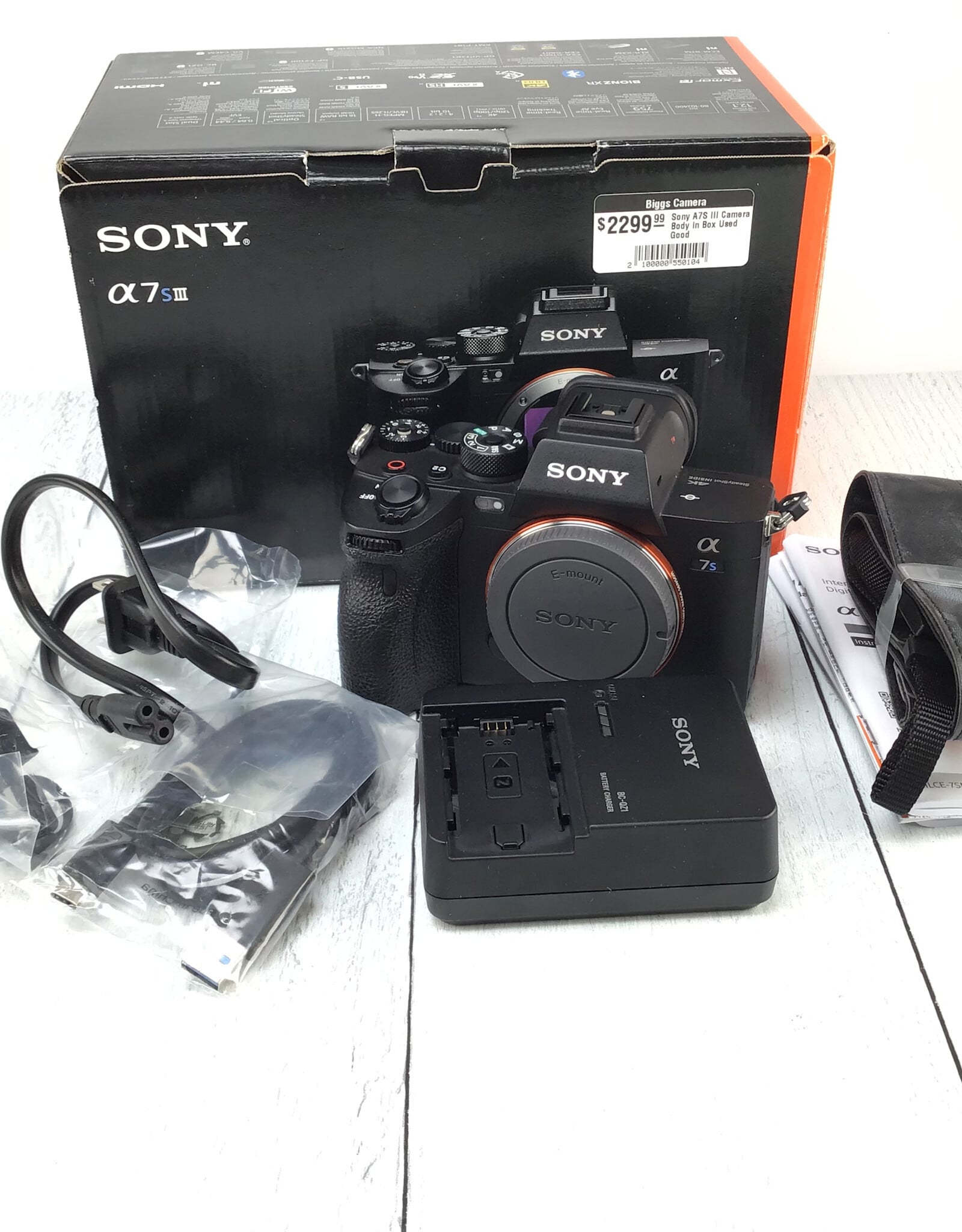 SONY Sony A7S III Camera Body in Box Used Good