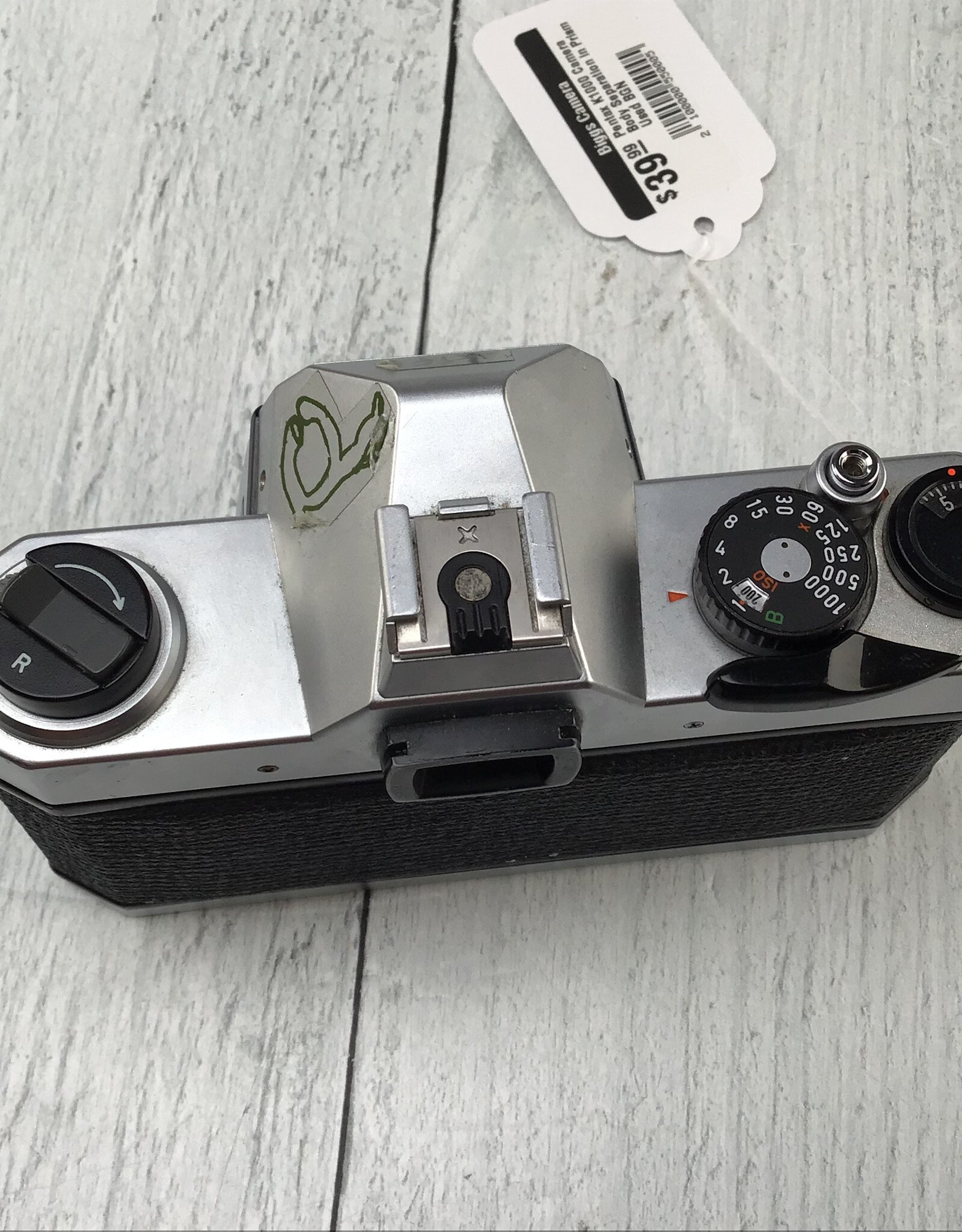 Pentax Pentax K1000 Camera Body Separation in Prism Used BGN