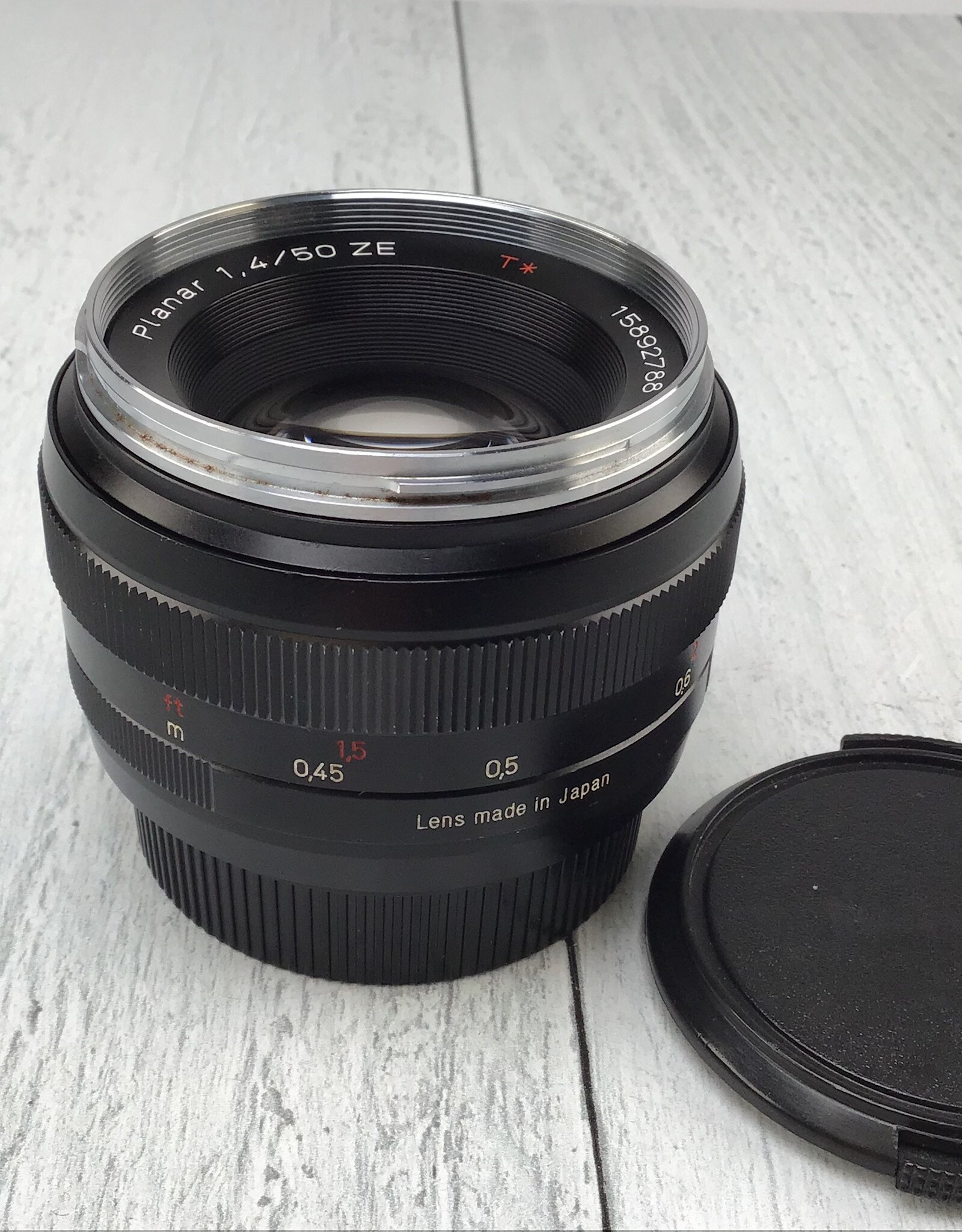 ZEISS Zeiss Planar 50mm f1.4 ZE Lens for Canon Used Good