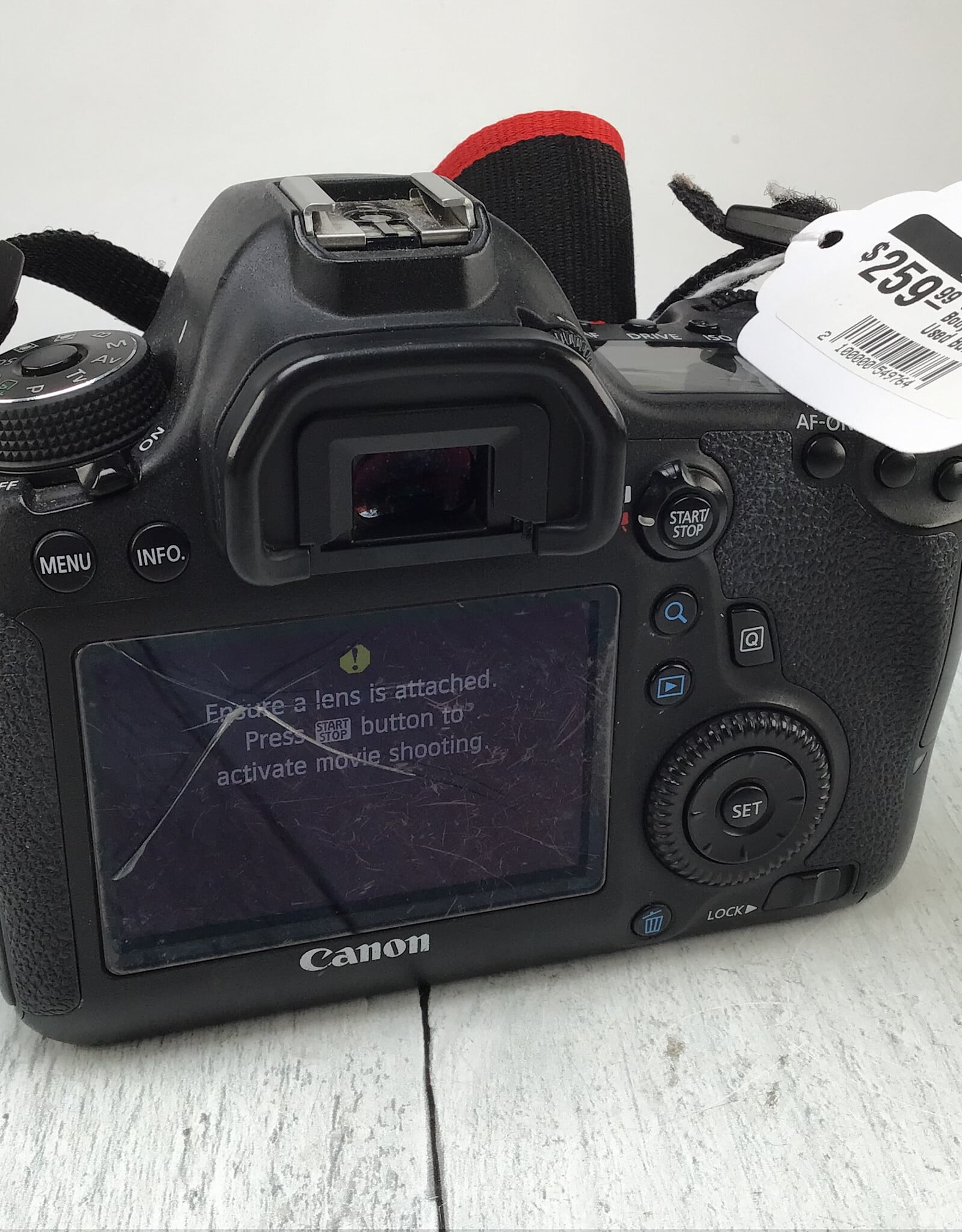 CANON Canon EOS 6D Camera Body Screen Cracked Used BGN