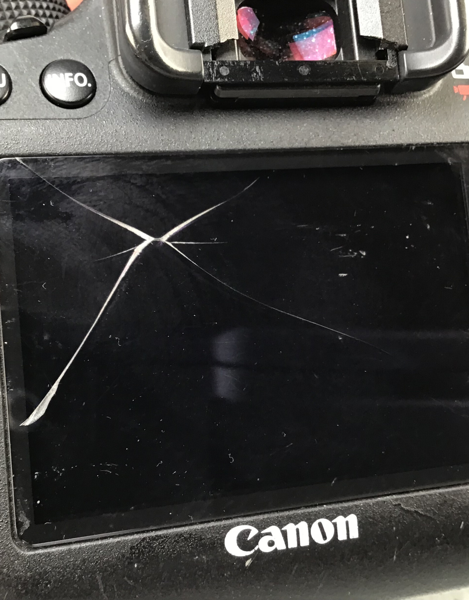 CANON Canon EOS 6D Camera Body Screen Cracked Used BGN