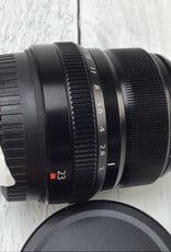 FUJI Fuji XF 23mm f2 R WR Lens w/ Haoge Lens Hood Used Good