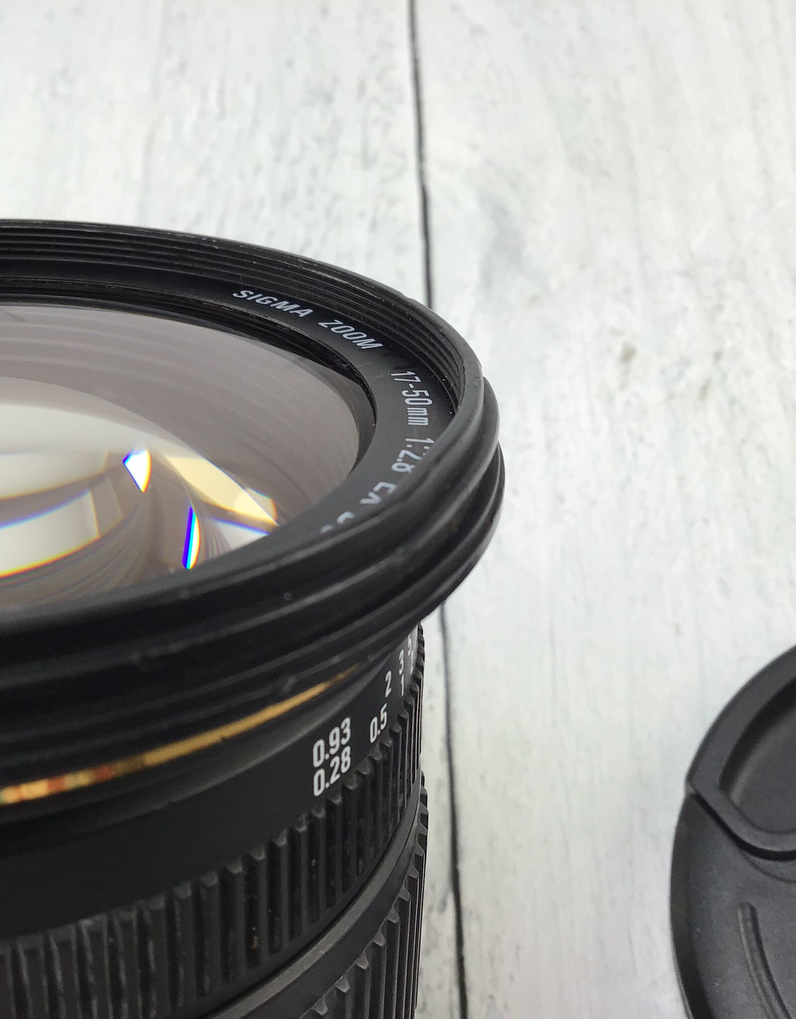 CANON Sigma DC 17-50mm f2.8 EX HSM Lens for Canon EF Used BGN