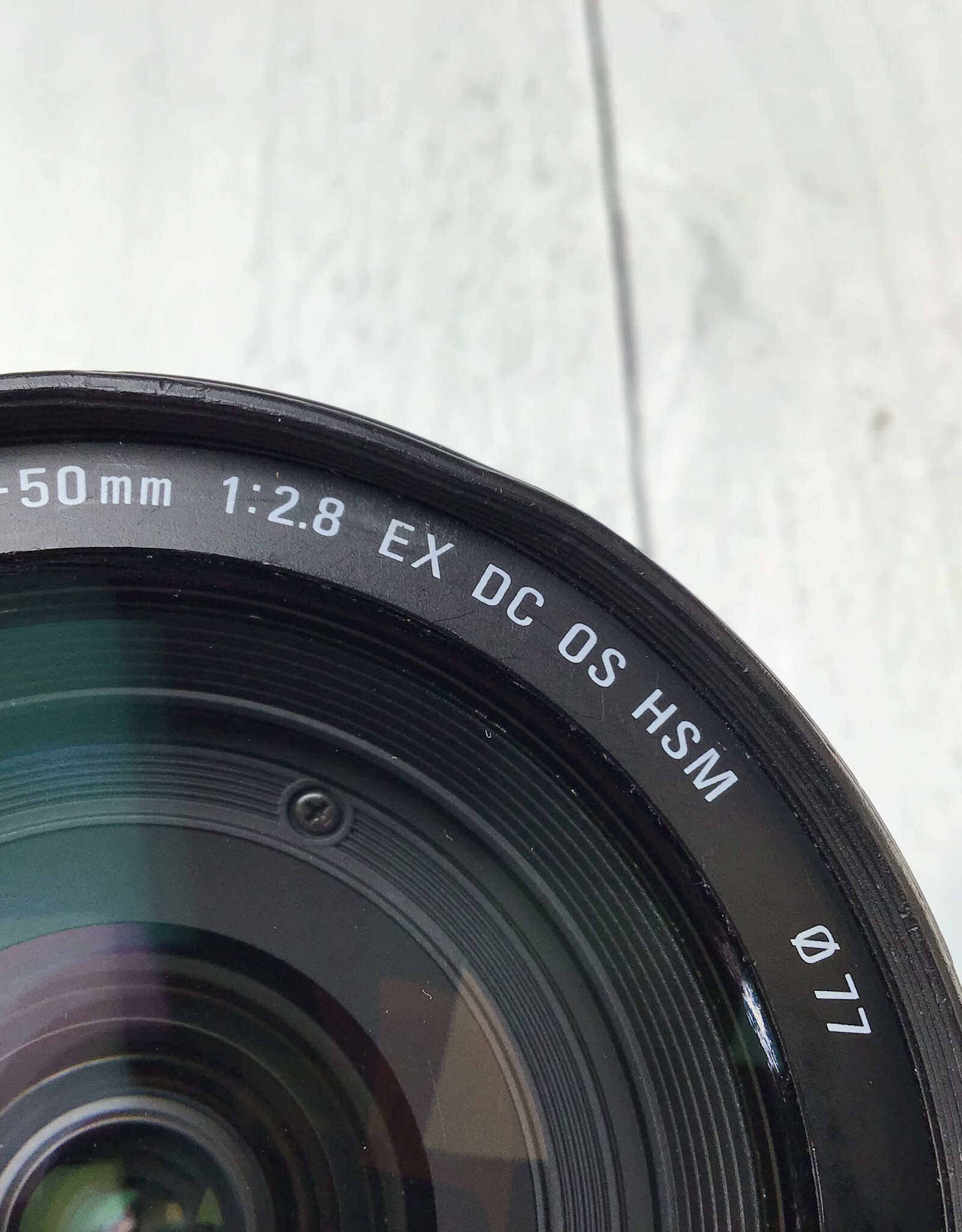 CANON Sigma DC 17-50mm f2.8 EX HSM Lens for Canon EF Used BGN