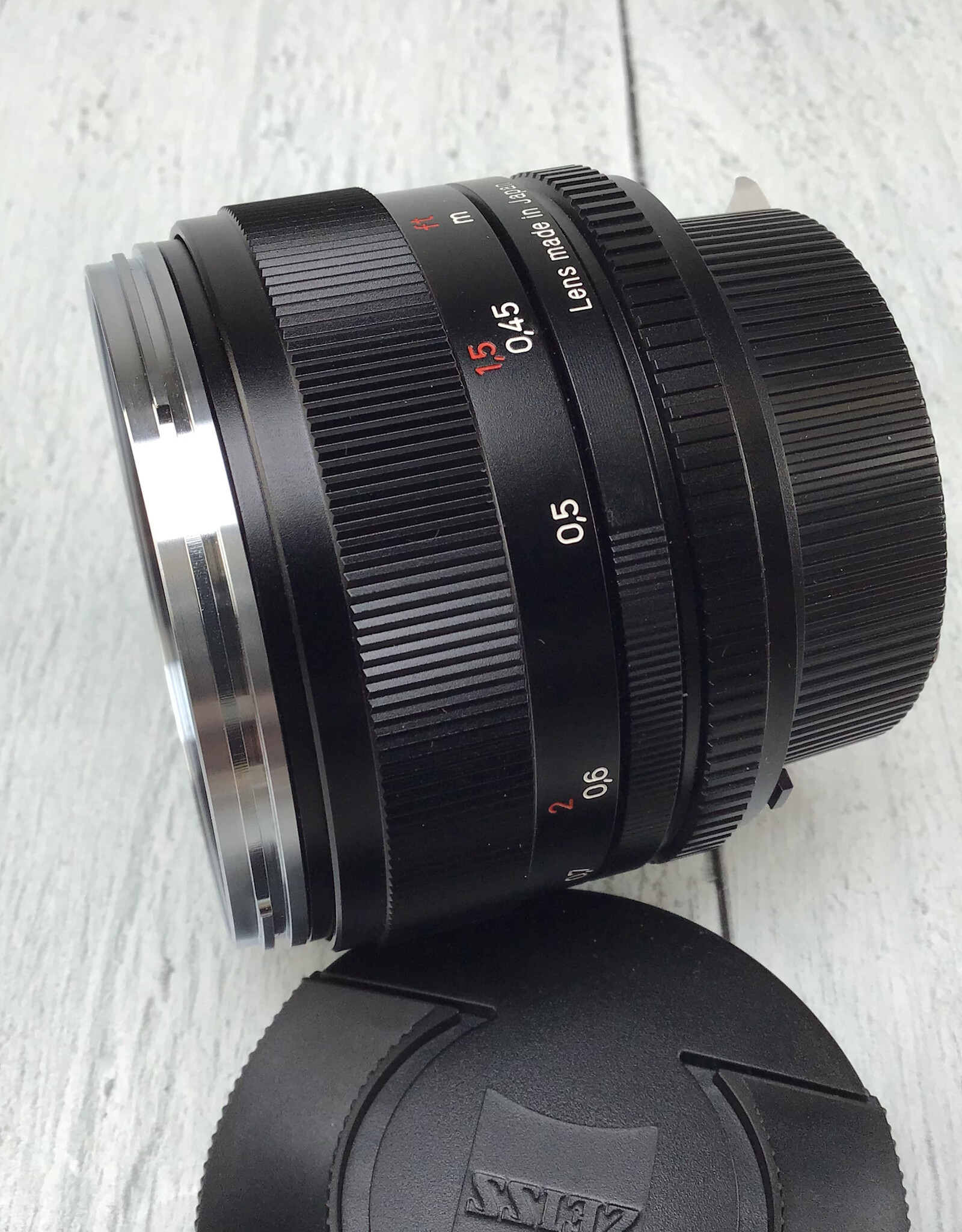 NIKON Zeiss Planar 50mm f1.4 ZF.2 F mount Lens Used Good