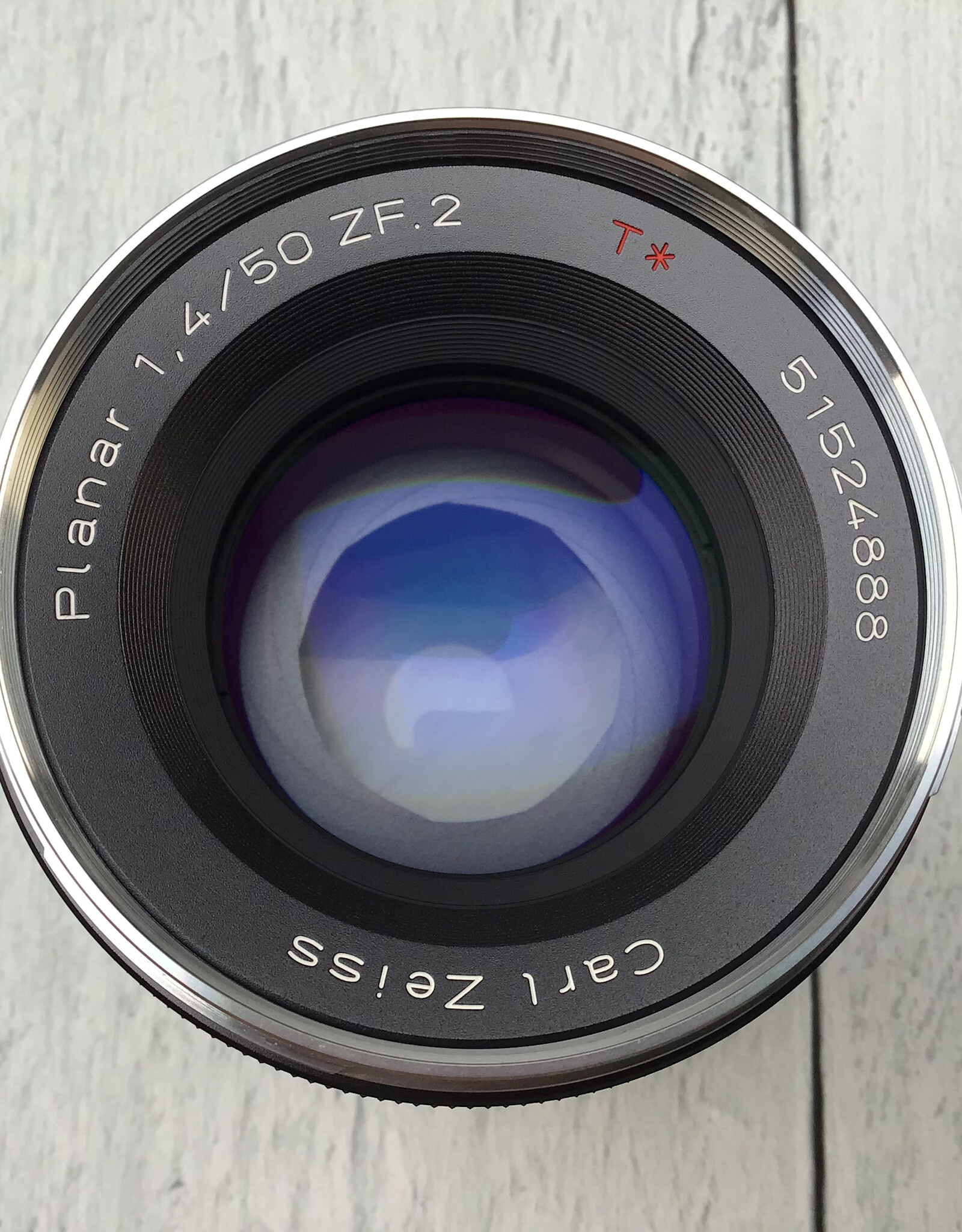NIKON Zeiss Planar 50mm f1.4 ZF.2 F mount Lens Used Good