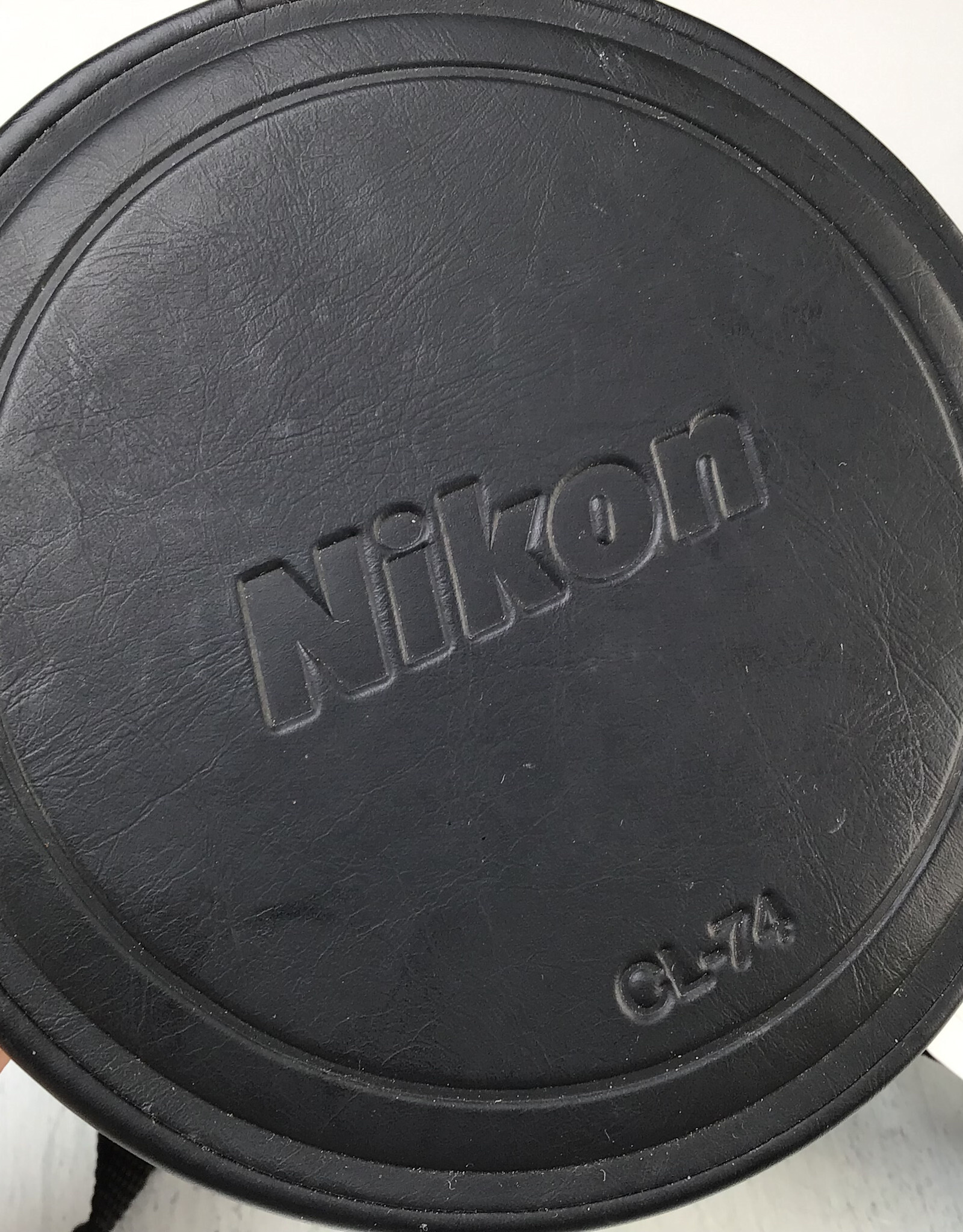 NIKON Nikon CL-74 Black Hard Leather Lens Case (for 28-70mm f/2.8D AF-S)  Used Good
